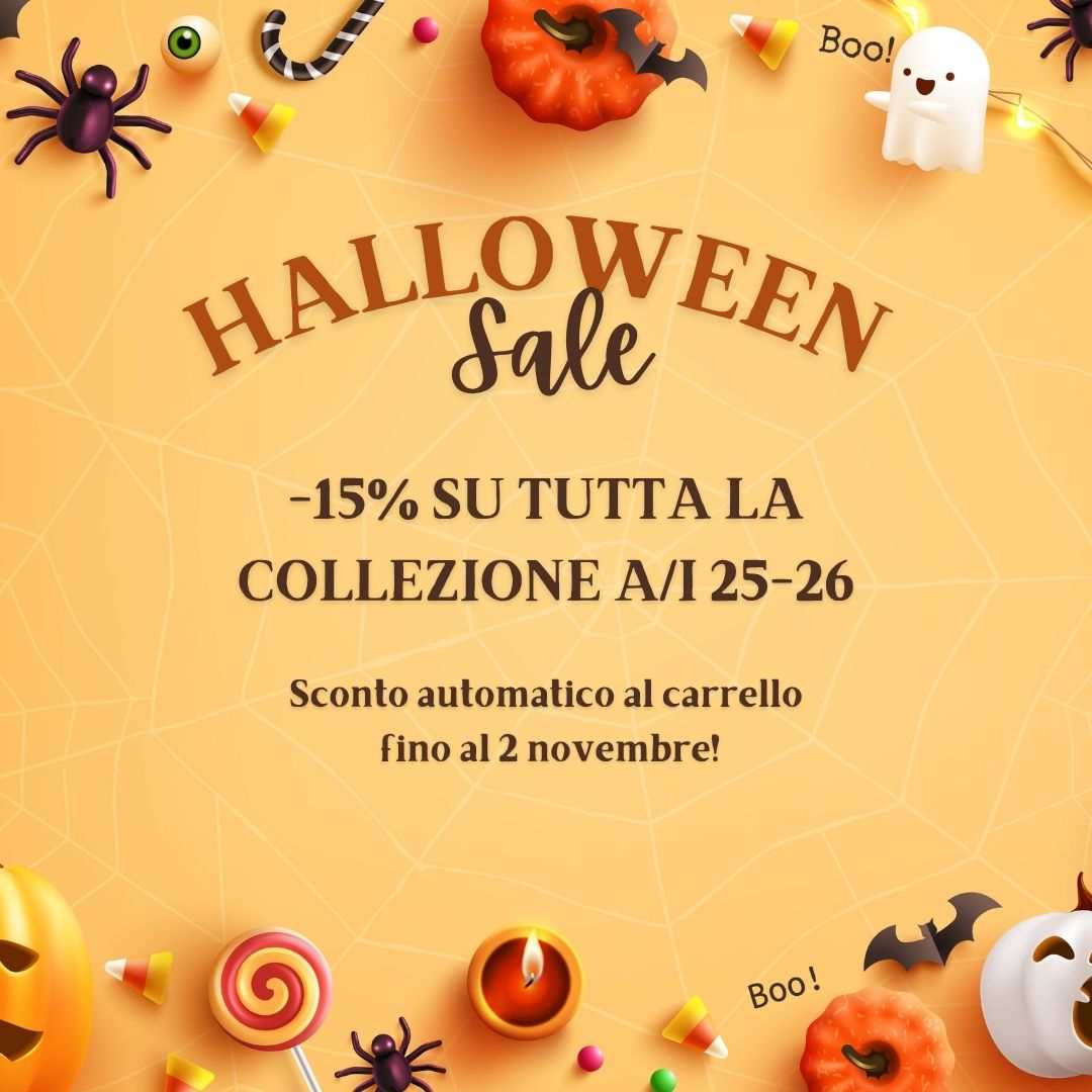 Promo Halloween: -15% su tutta la collezione A/I 2025-26