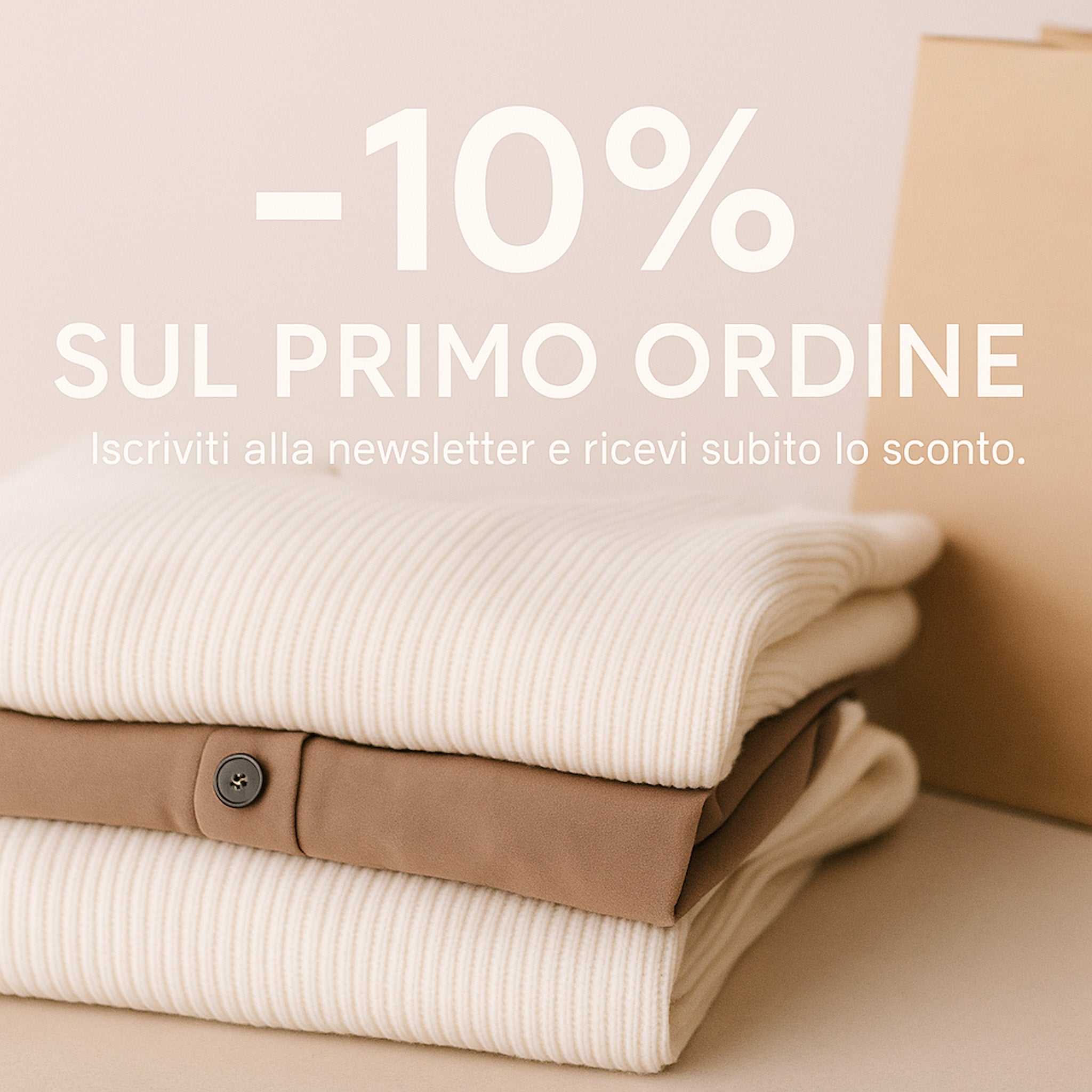 Moda donna sconto 10% primo ordine newsletter shopping online Verona