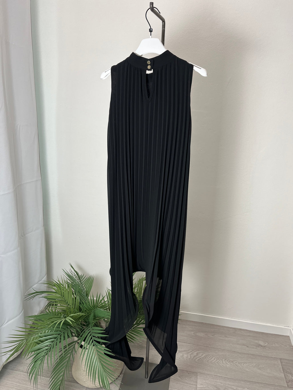 Abito Plisse Nero - Philia Loft