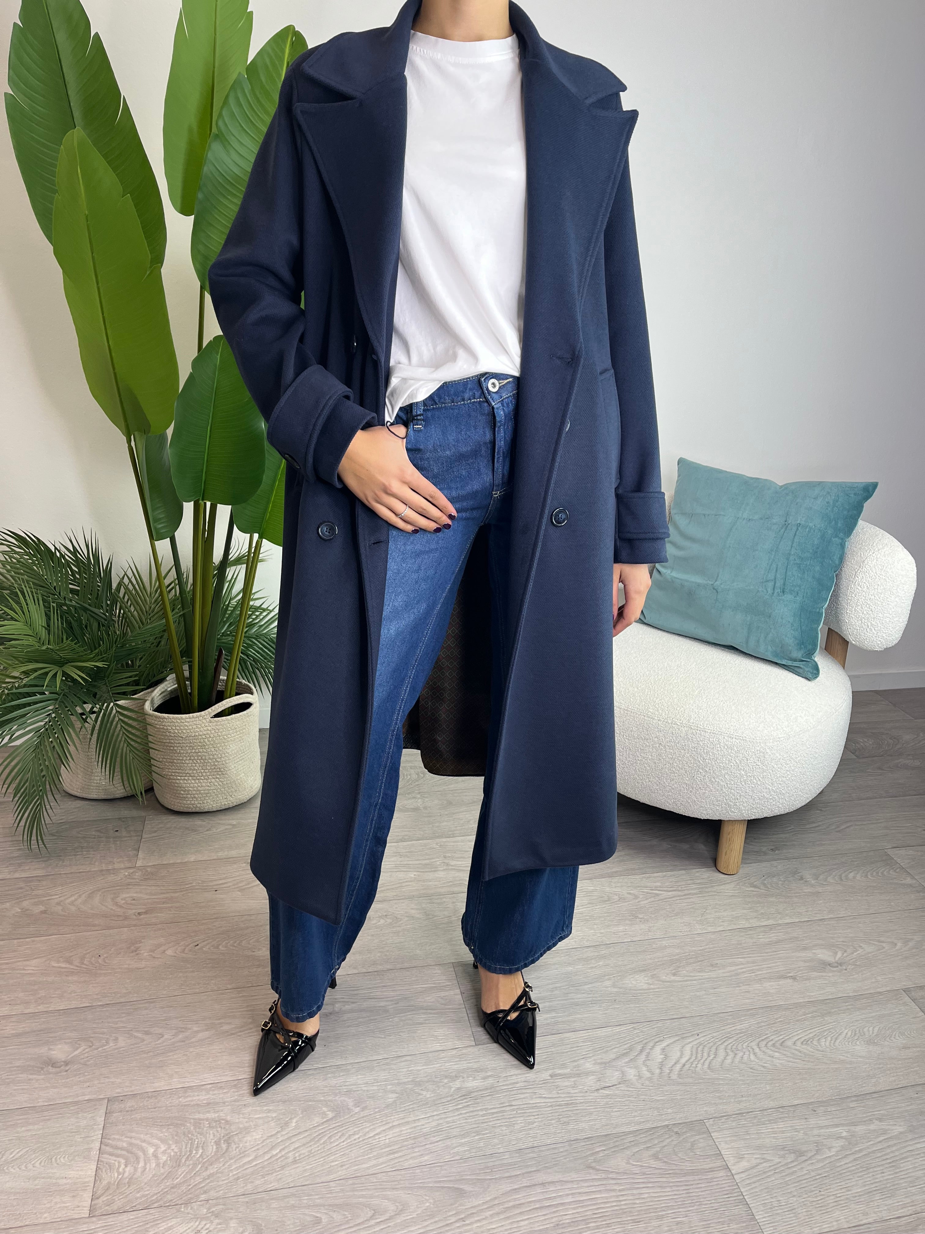 Cappotto doppiopetto Avio - I’m In