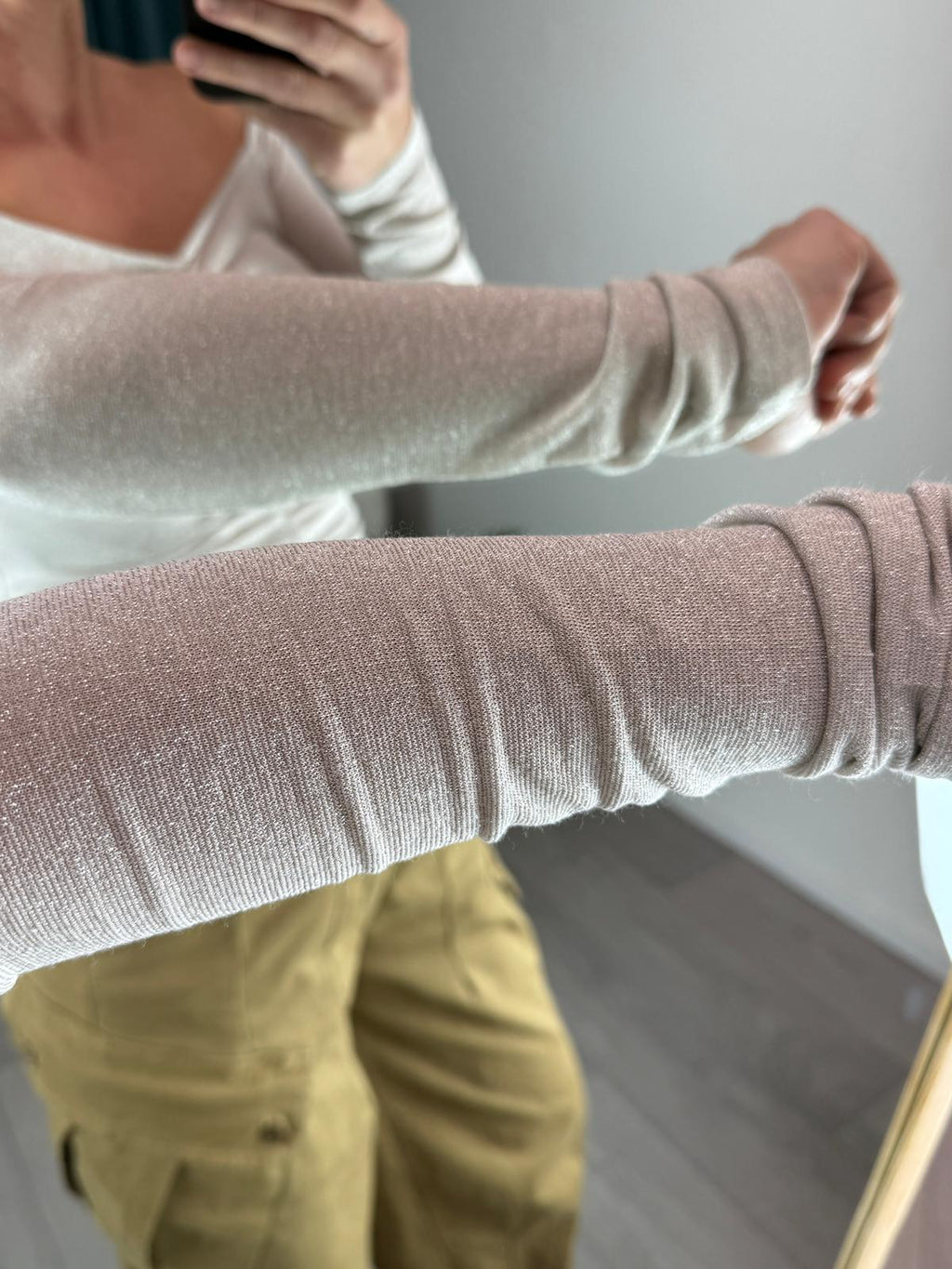 Maglia in Lurex Argento - Kontatto