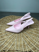 Slingback a punta - Rosa
