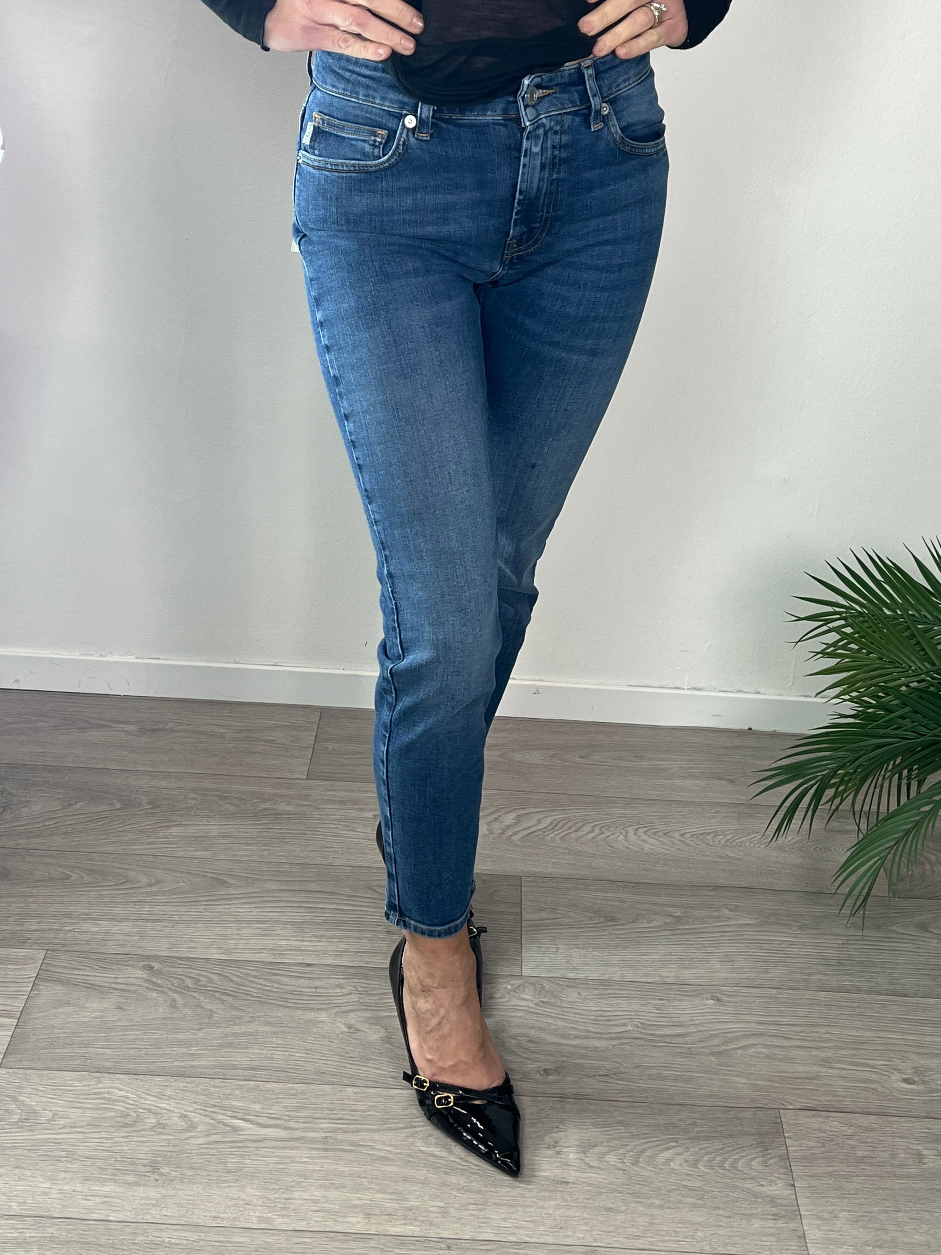 Denim Daisy Slim Fit Blu - Vicolo