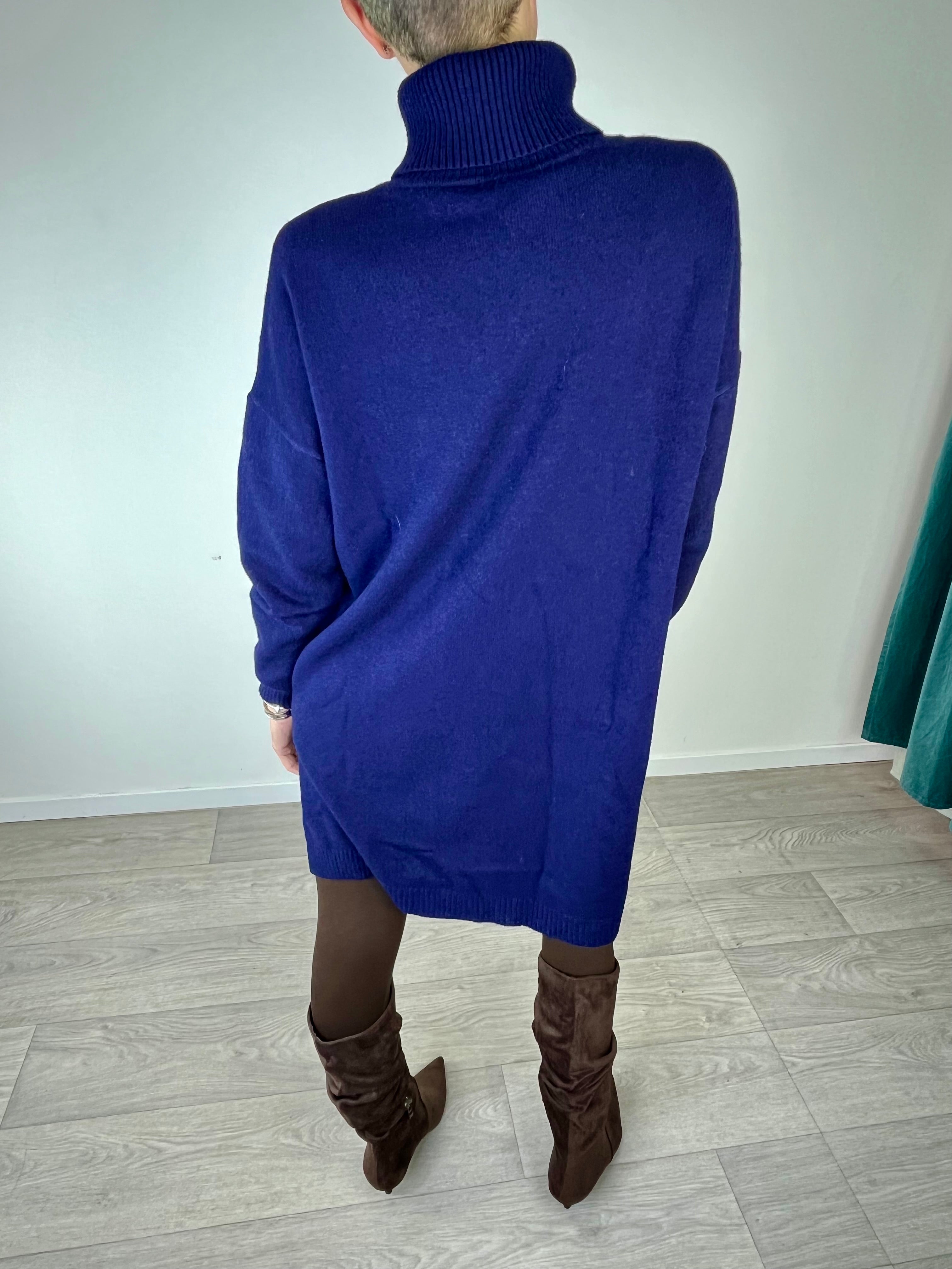 Maglia asimmetrica Blu - Kikisix