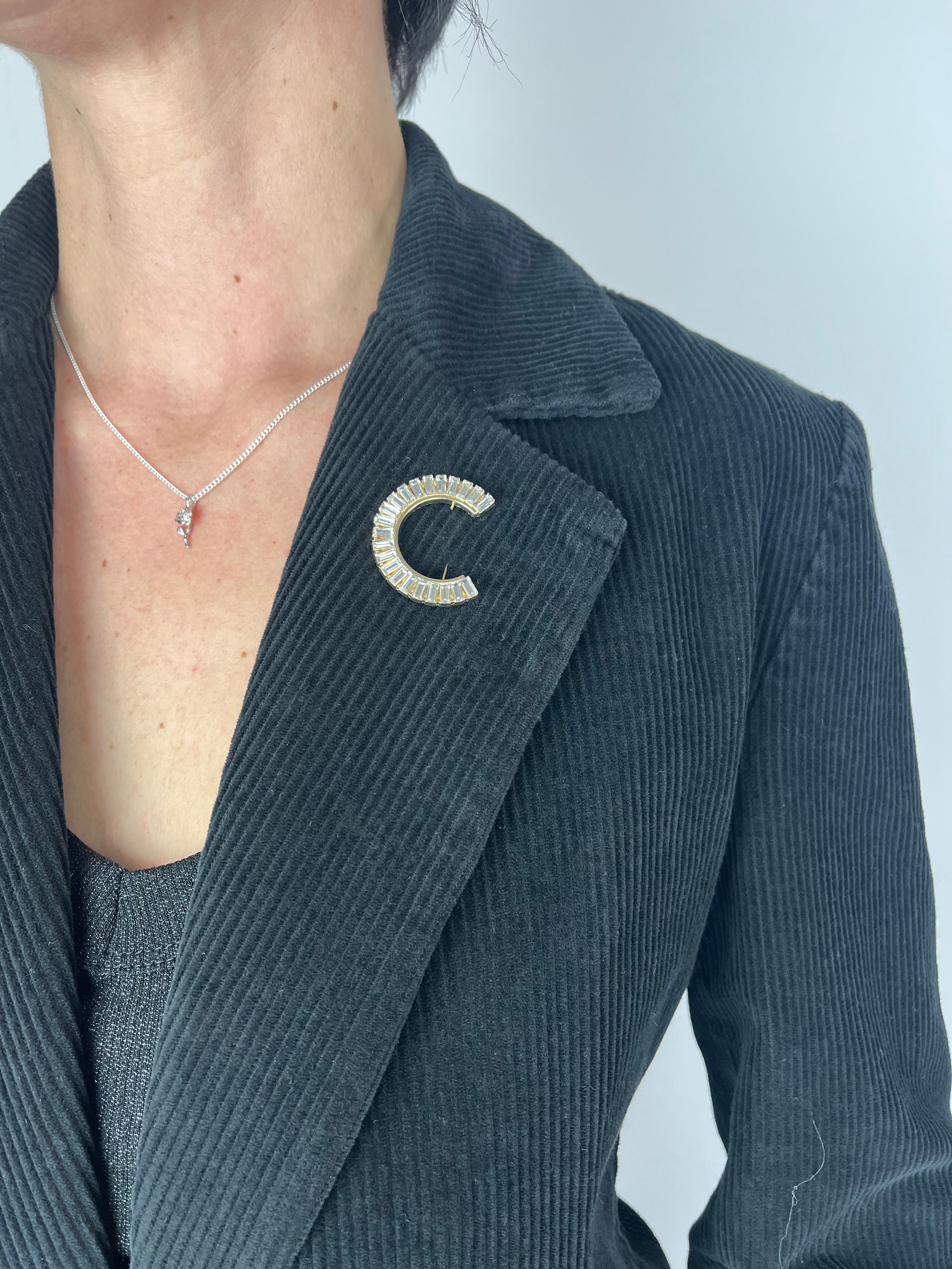 Blazer in velluto a coste Nero - Kikisix