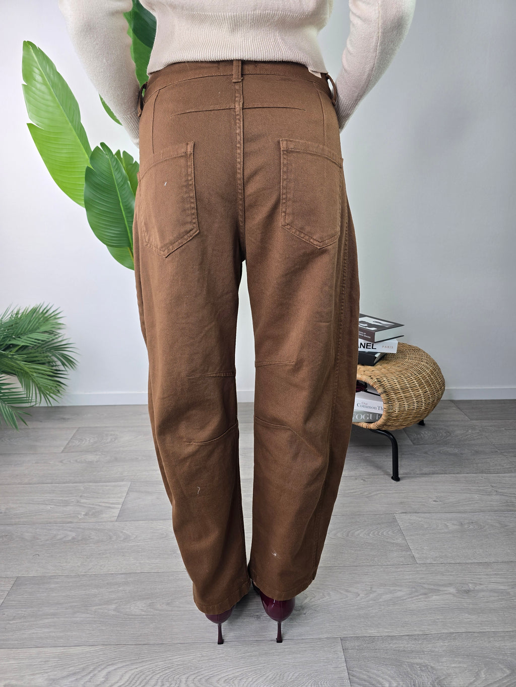 Pantaloni Noemi Terracotta Squad