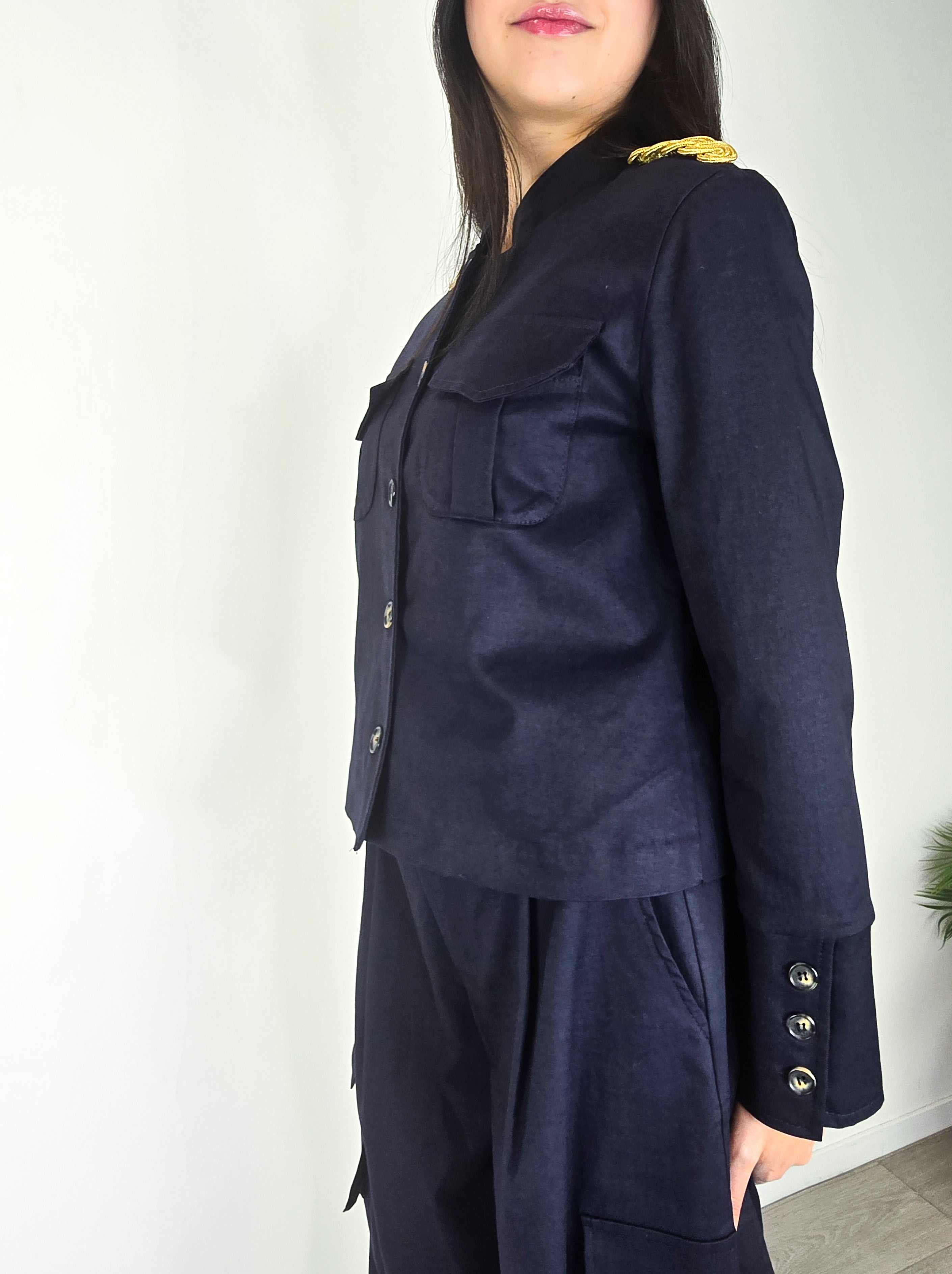 Kikisix - Giacca con gabardina - BluKIKISIX