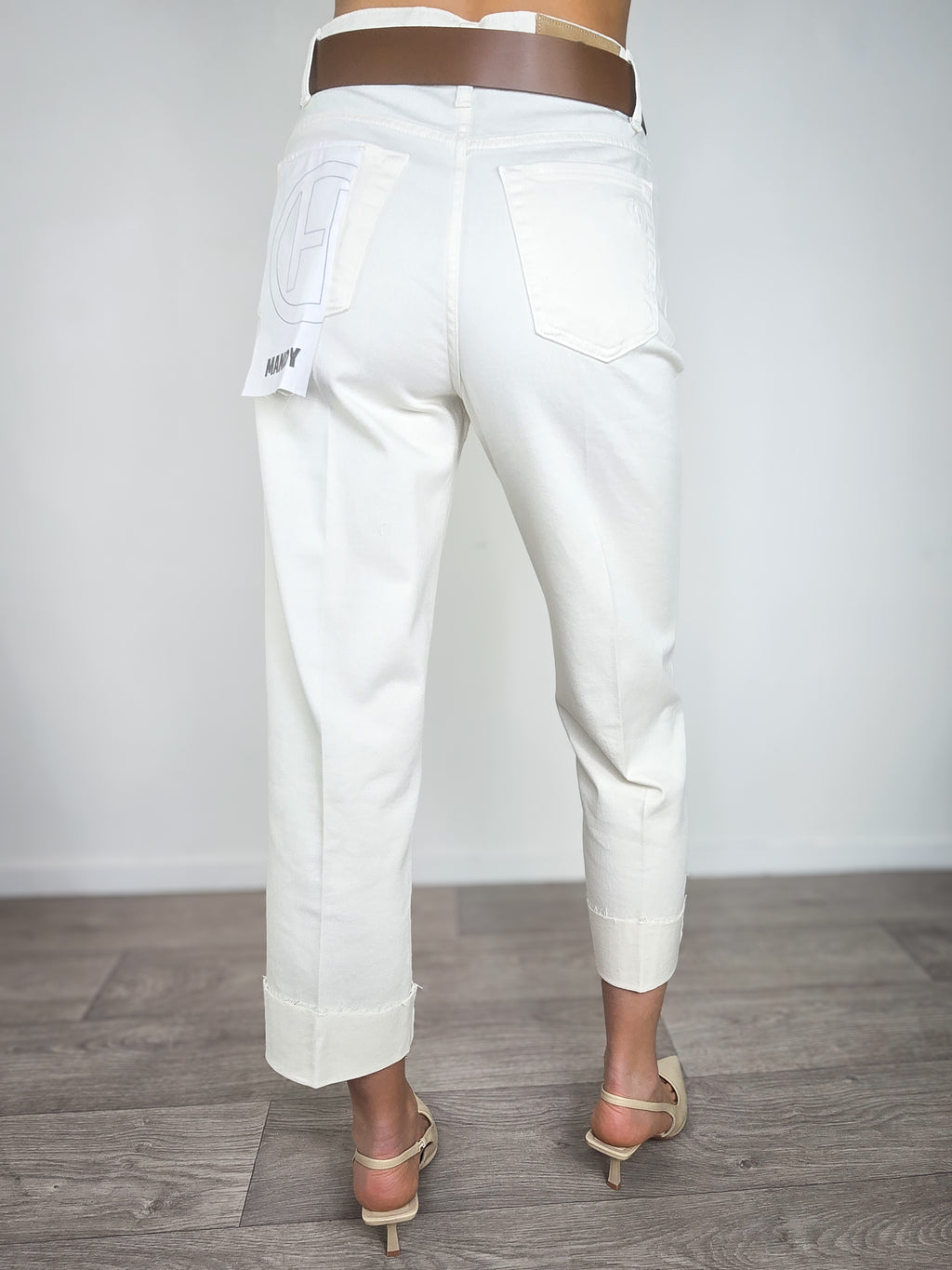 Haveone - Jeans Mandy con cintura - Burro