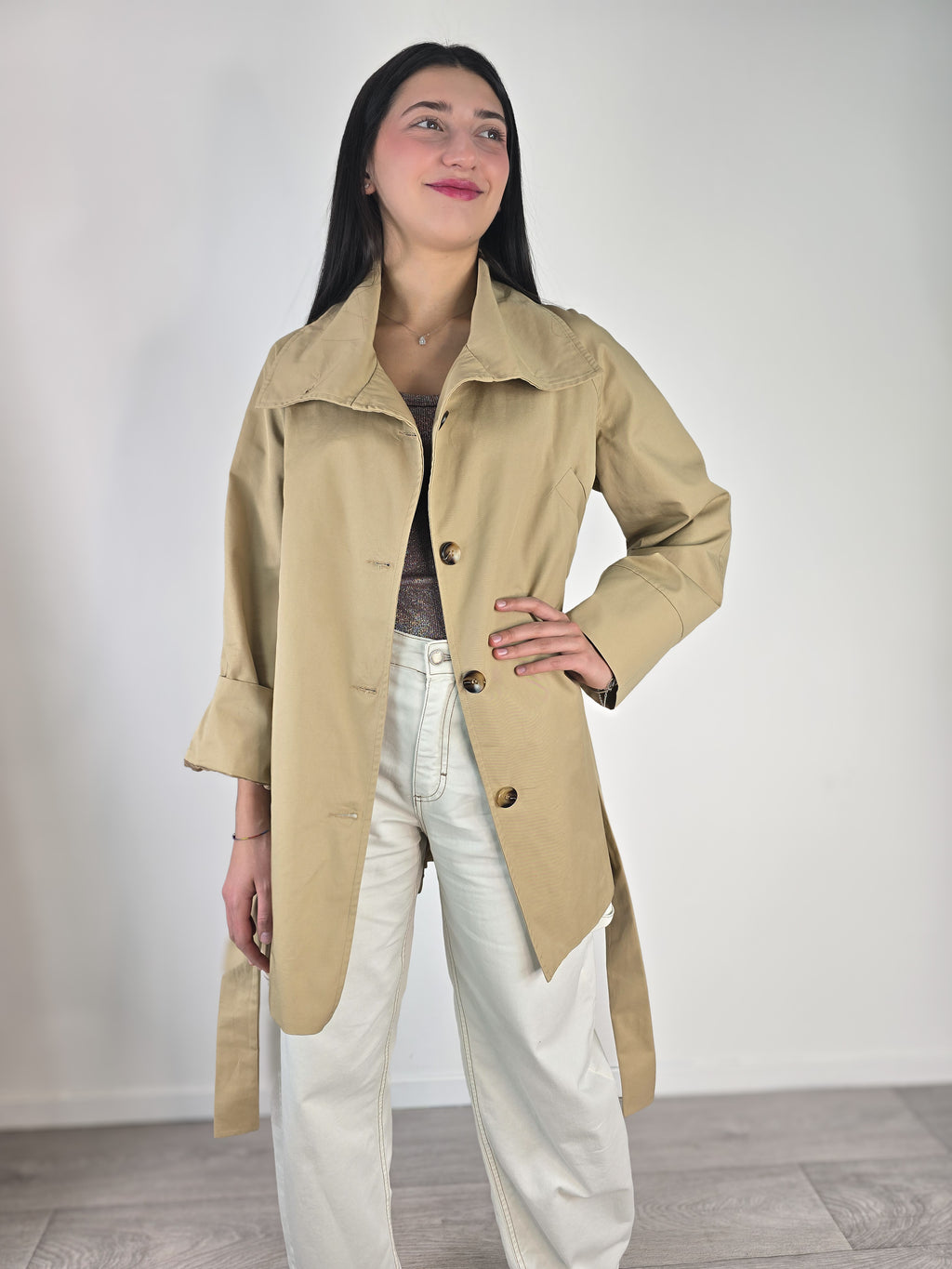 Kikisix - Trench media lunghezza - Sabbia
