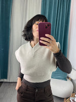 Gilet crop Beige - Vicolo