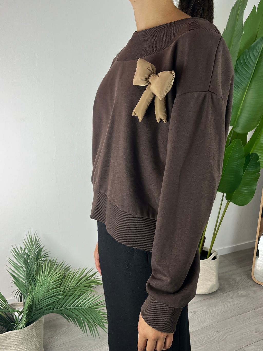 Felpa Fiocco Moro Kikisix