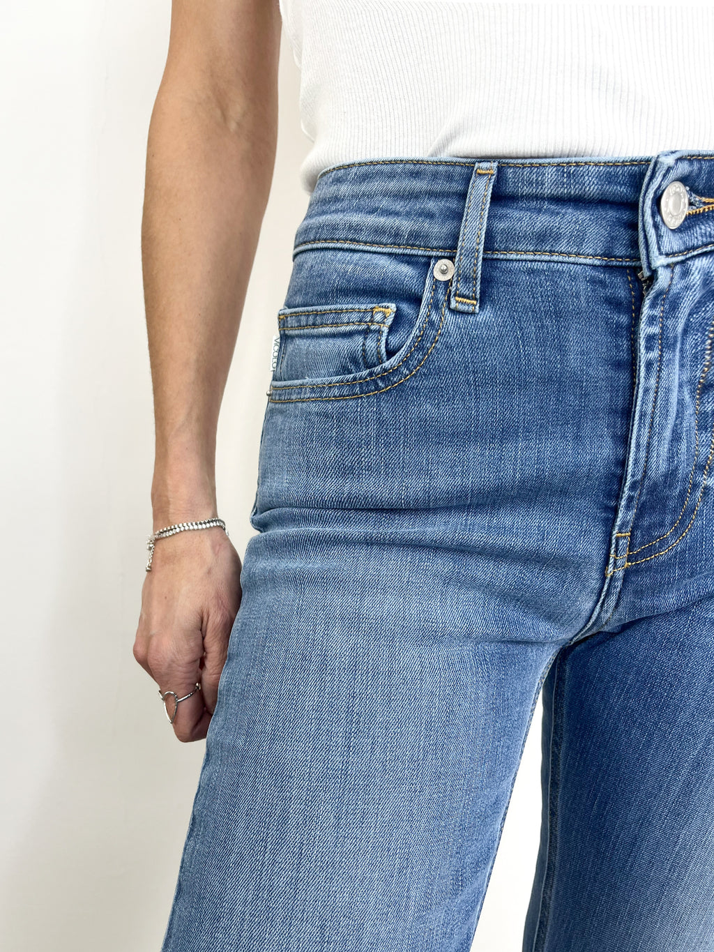 Vicolo - Jeans Daisy a sigaretta - Blu