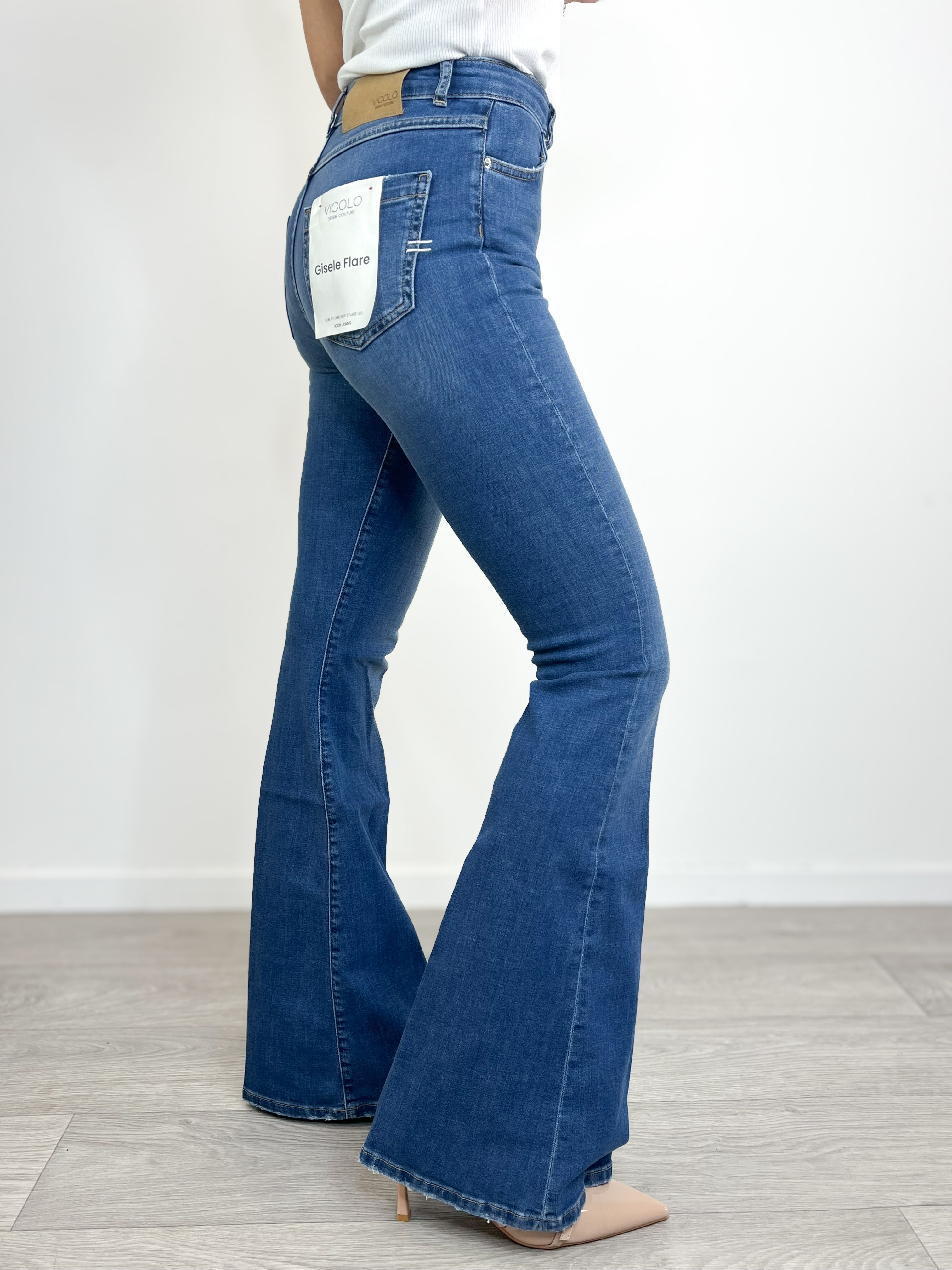 Vicolo - Jeans Gisele Flare - Blu
