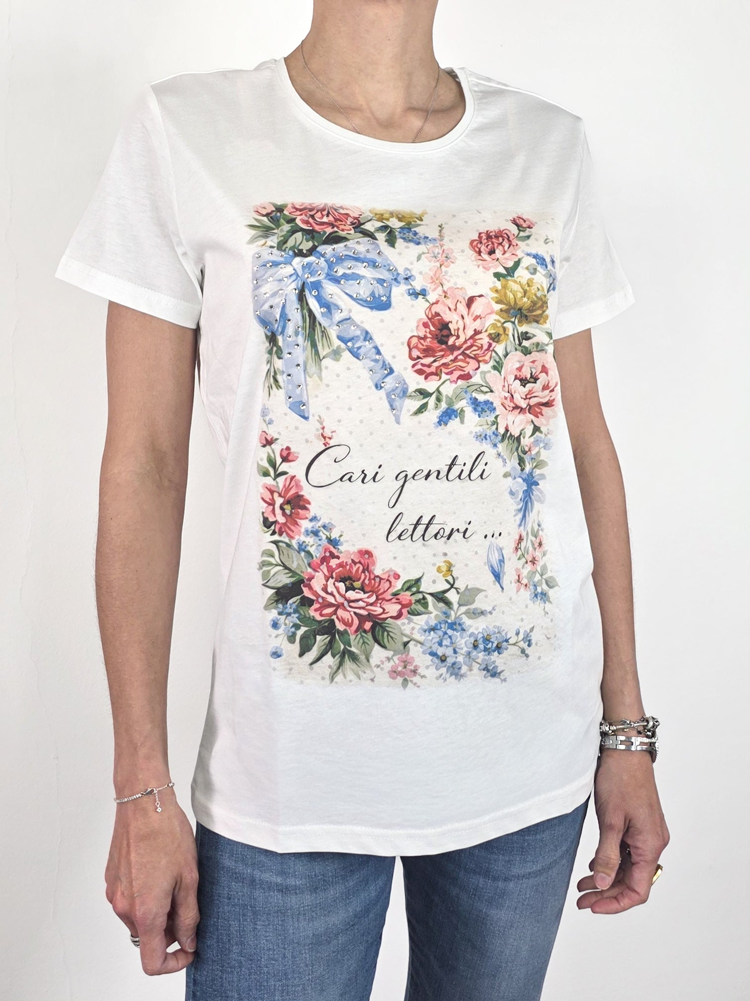 Kontatto - T-shirt Bridgerton - Bianco