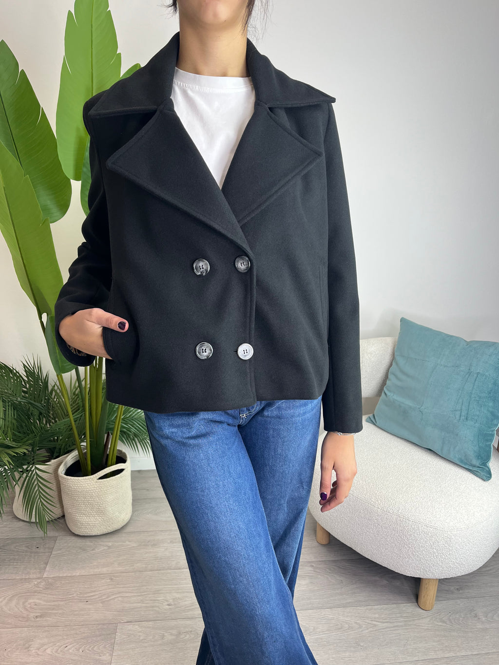 Cappotto corto Nero - I’m In