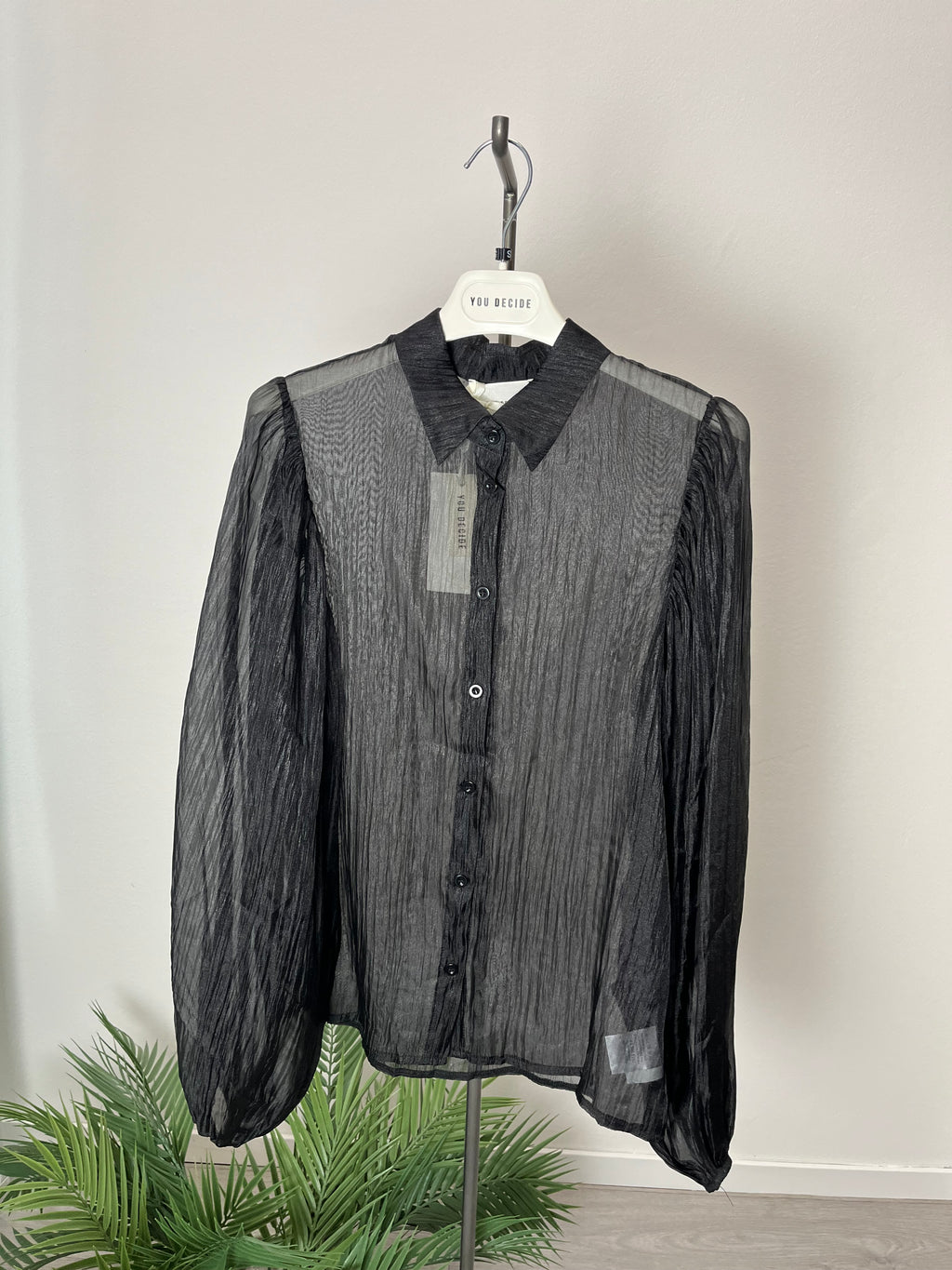 Camicia Organza Nera - You Decide