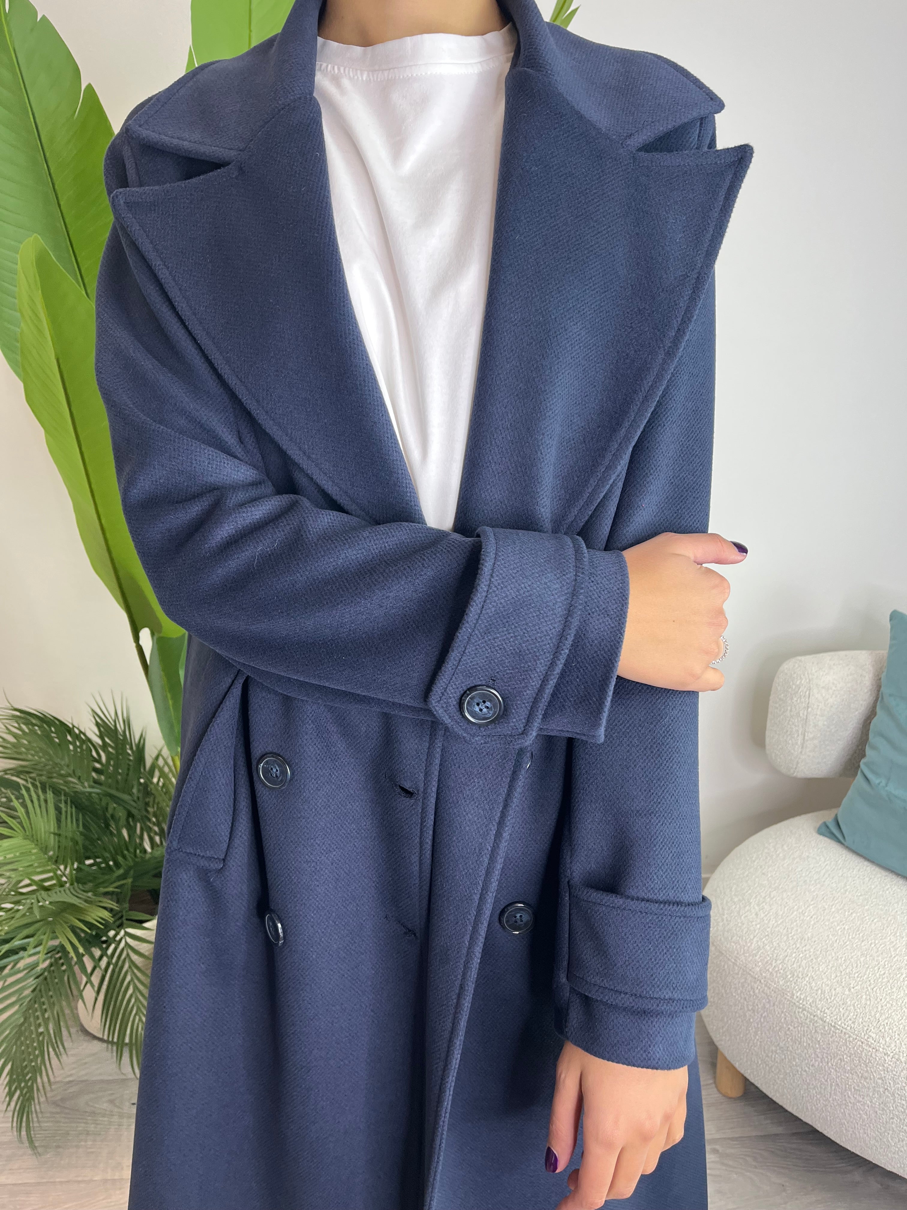 Cappotto doppiopetto Avio - I’m In