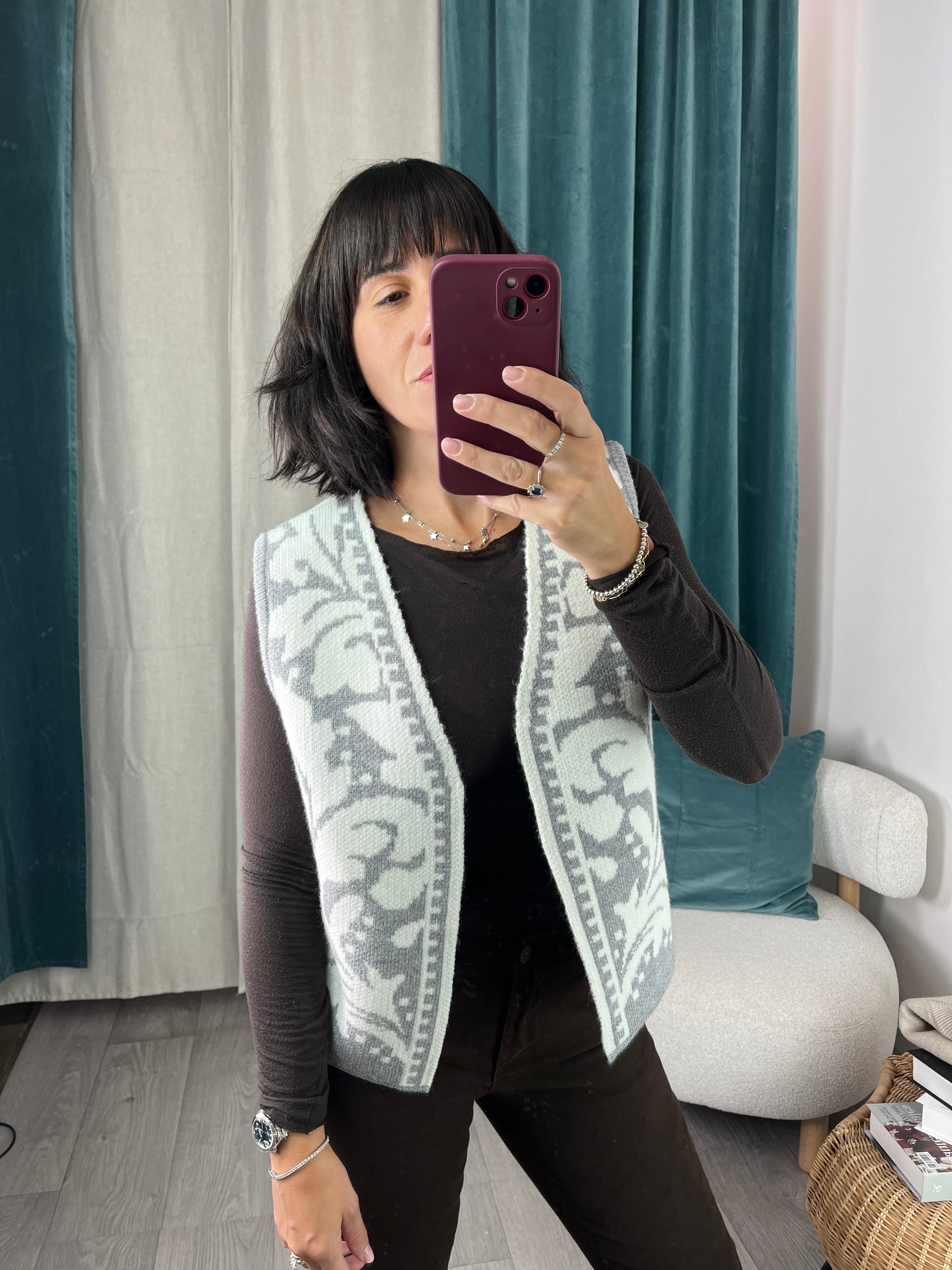 Gilet Mexico Grigio - Vicolo