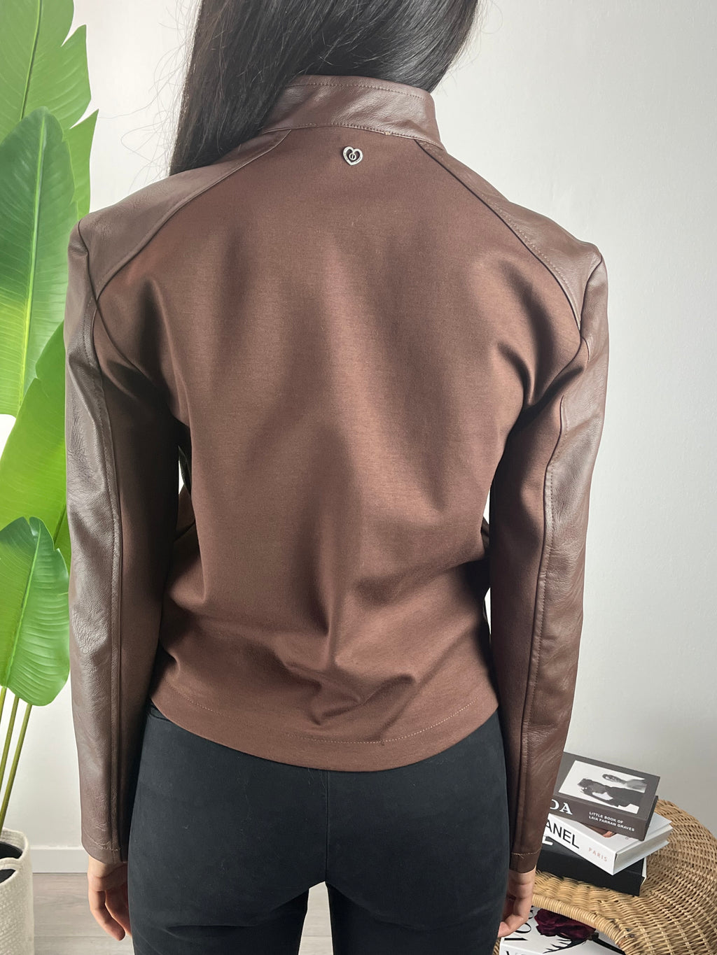 Giubbino in ecopelle Moro Please