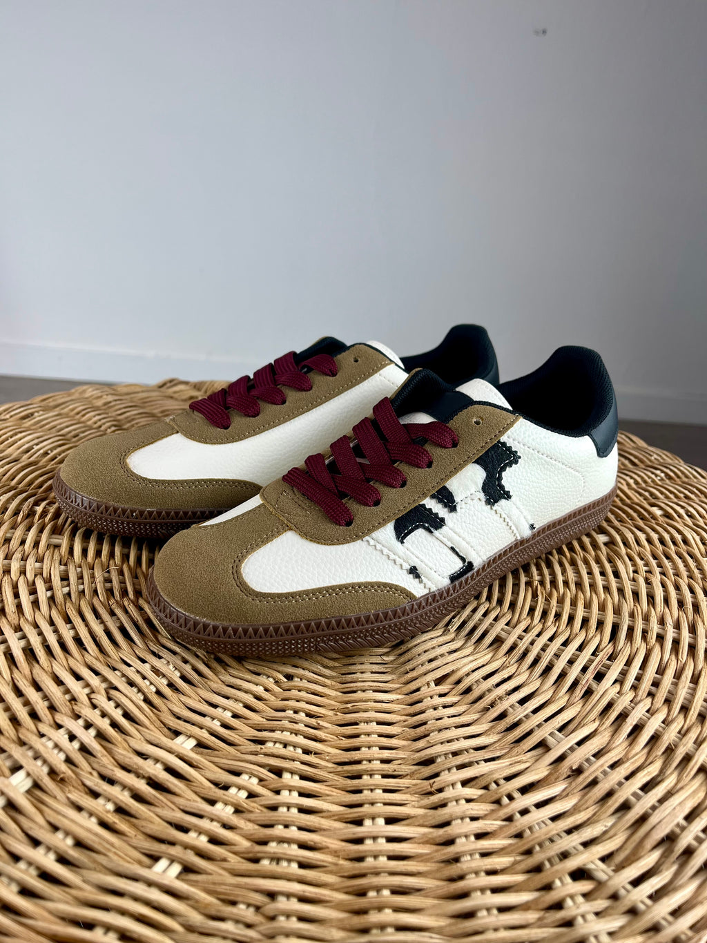 Sneakers da tempo libero - Beige e Bianco