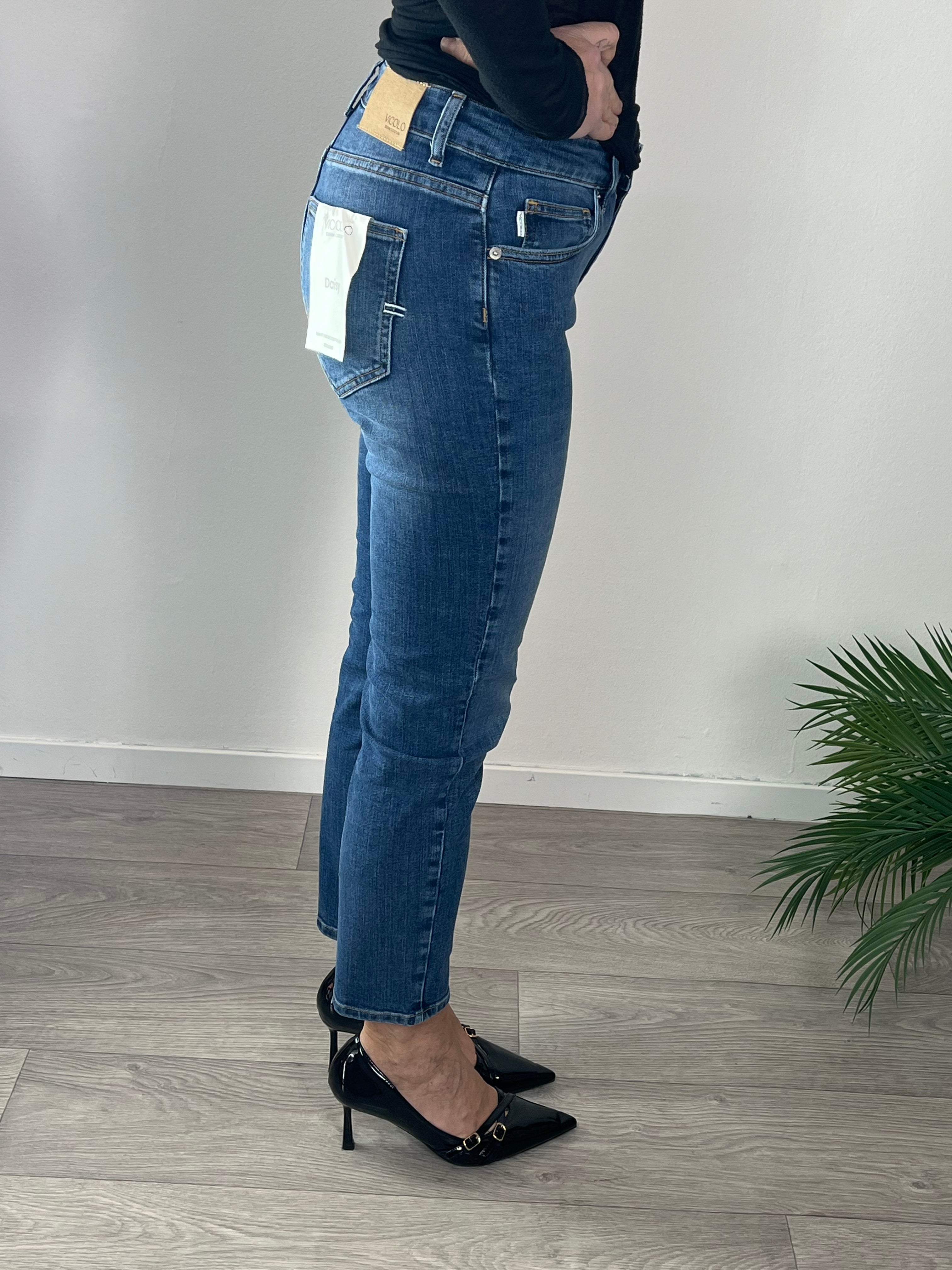 Denim Daisy Slim Fit Blu - Vicolo