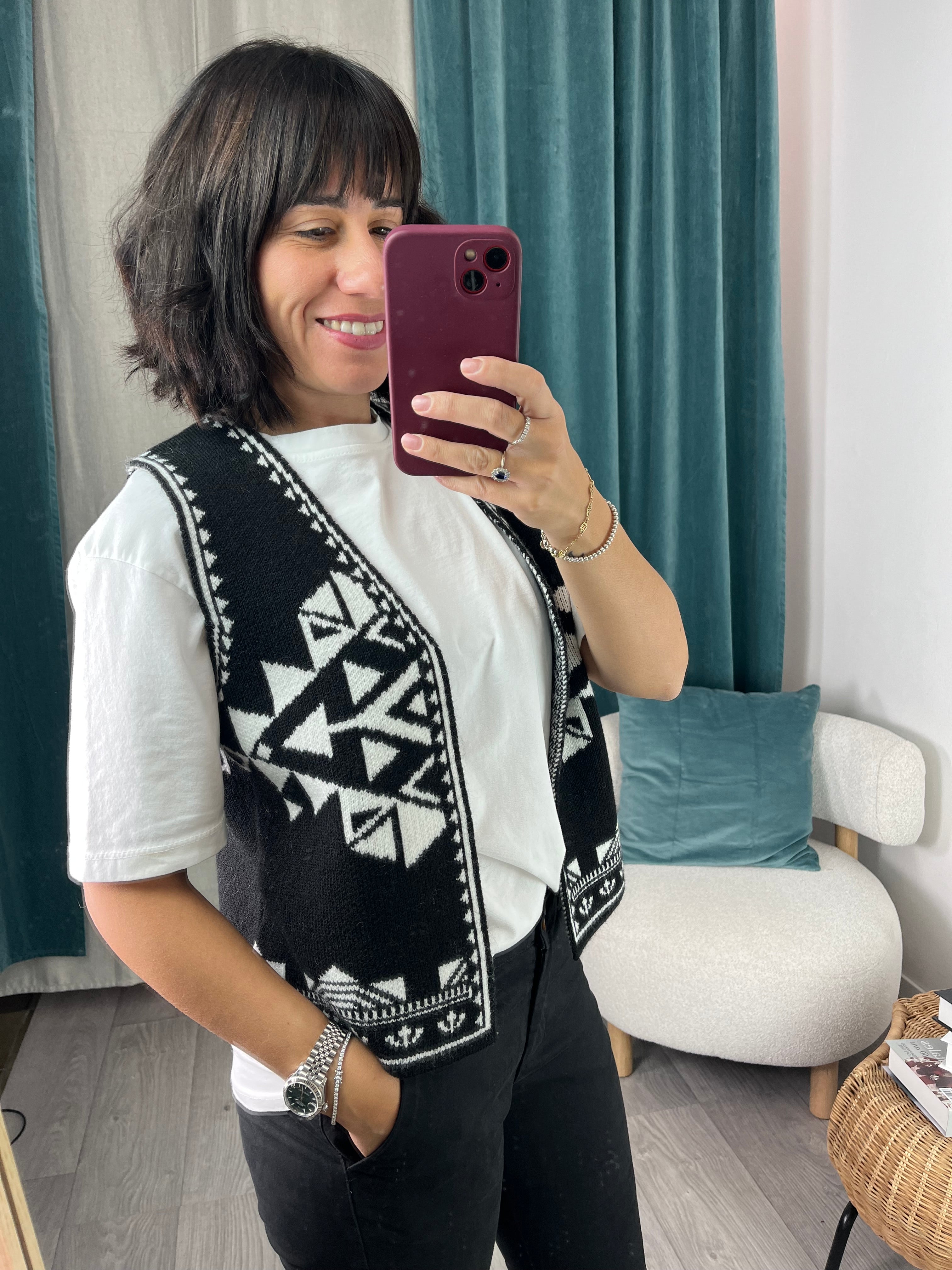 Gilet Mexico Nero - Vicolo