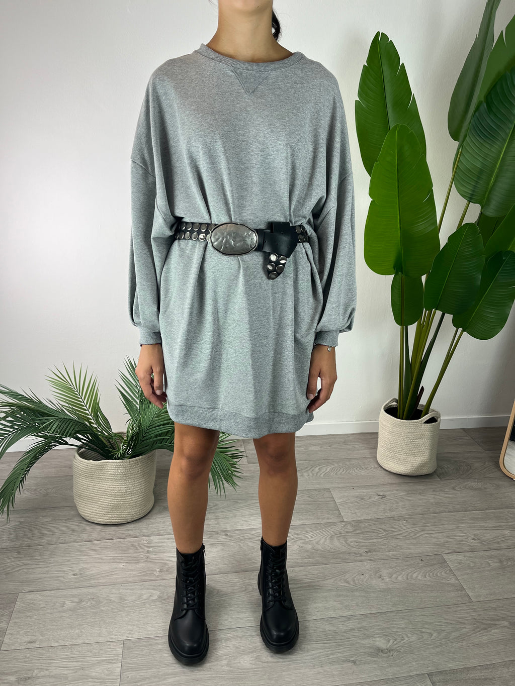 Abito in felpa Grigio Tensione In