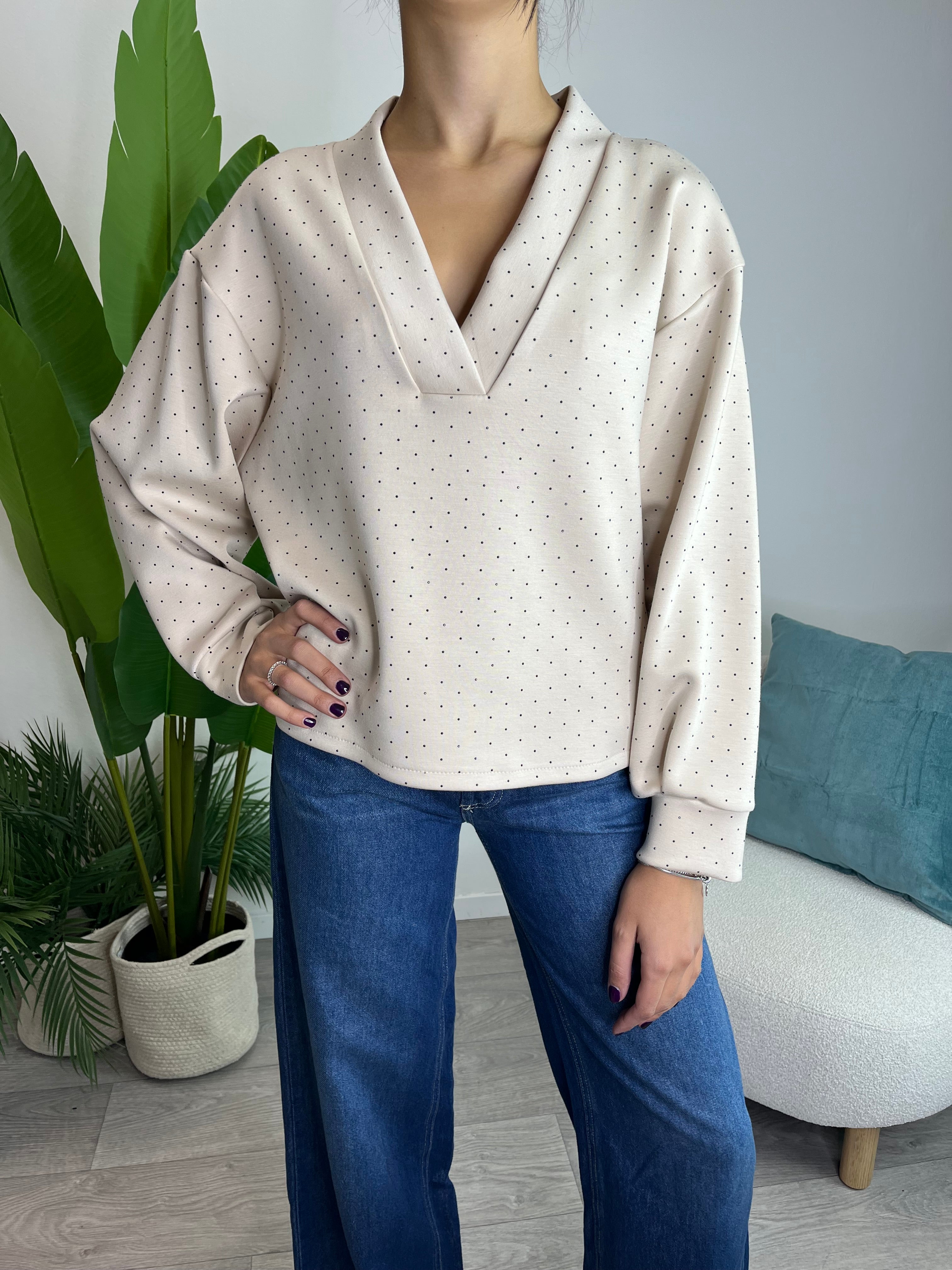 Blusa in felpa Burro - Saiph