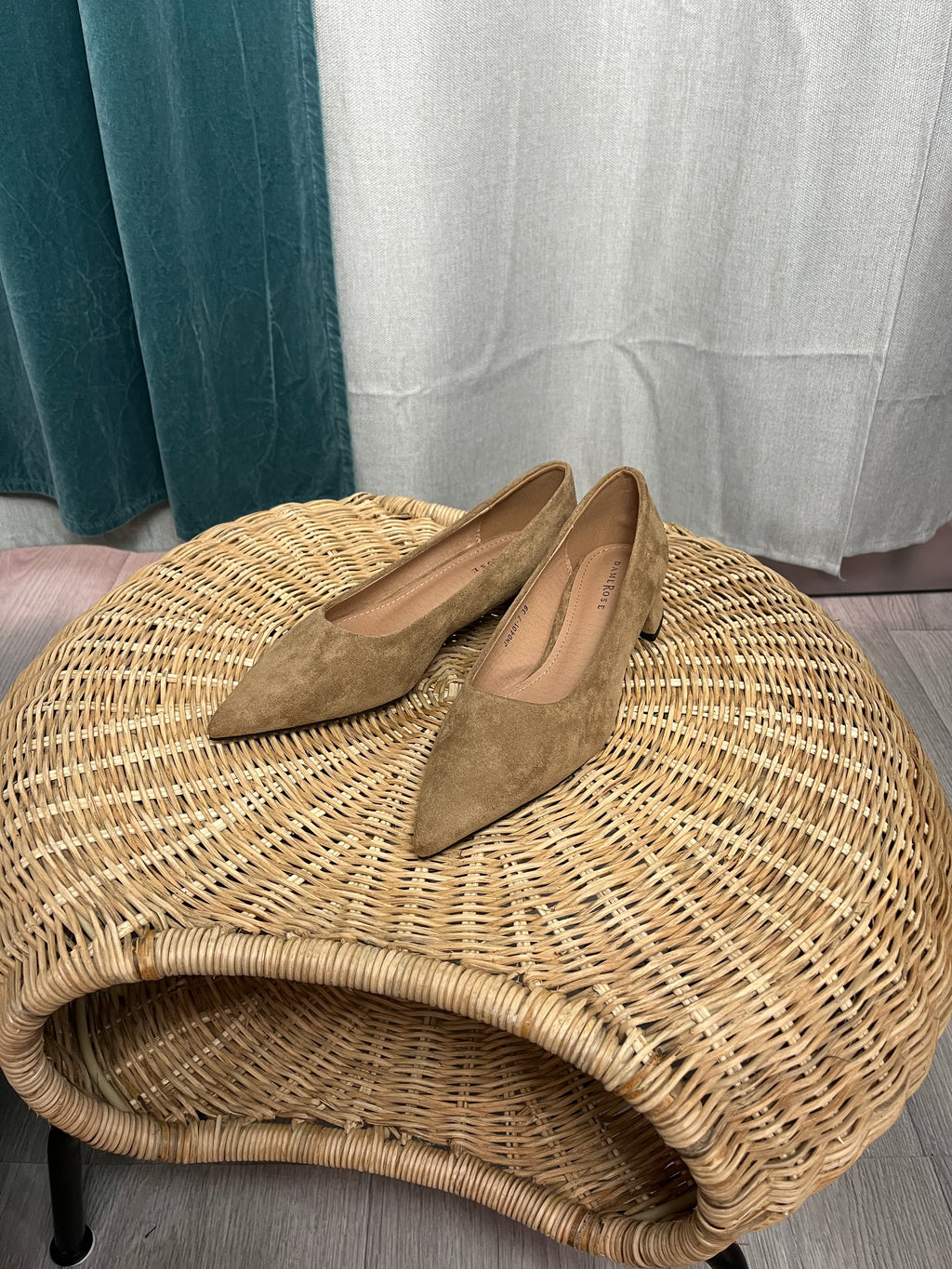 Ballerine Ecocamoscio Beige