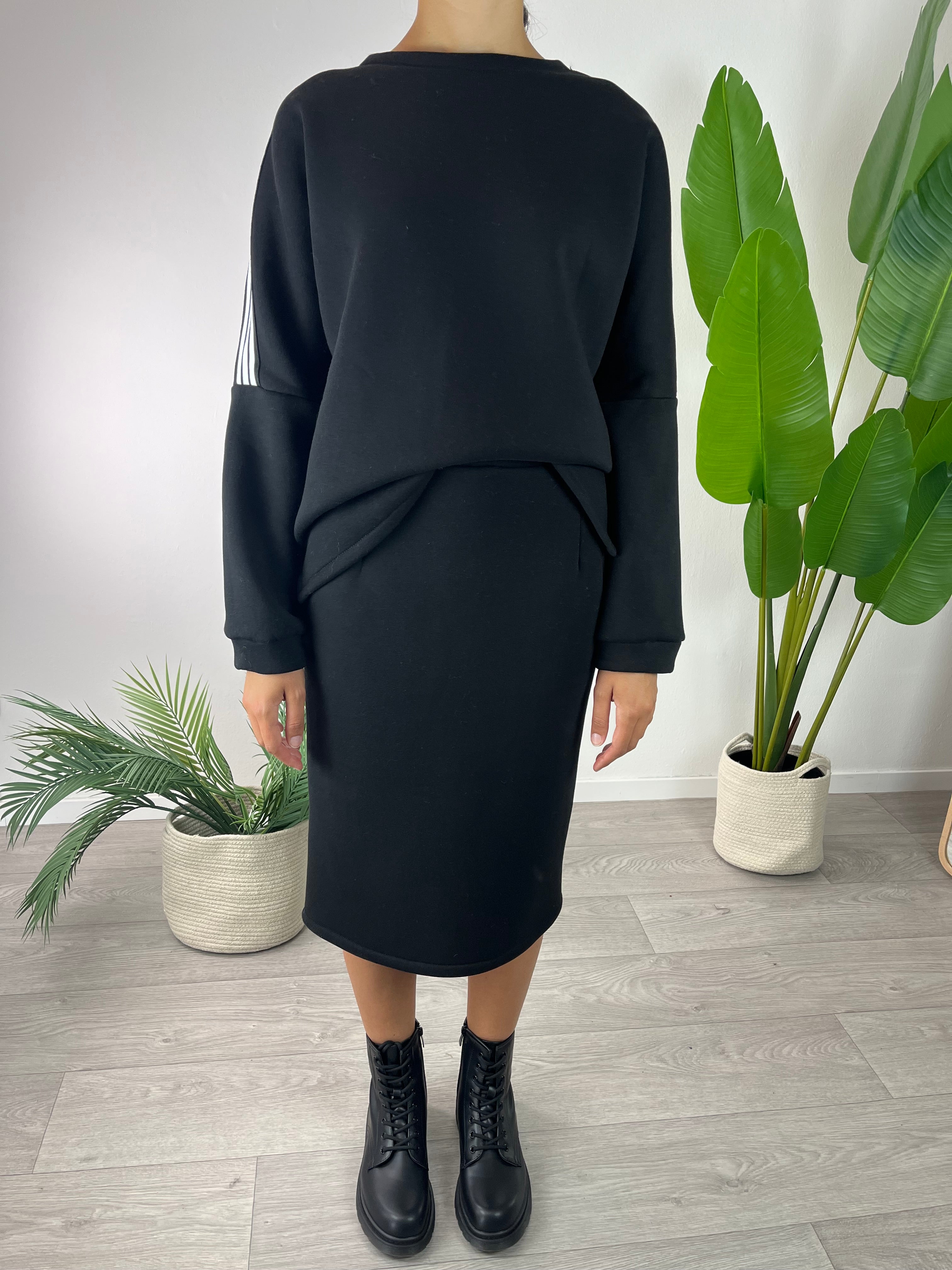 Gonna Righe Nera Kikisix