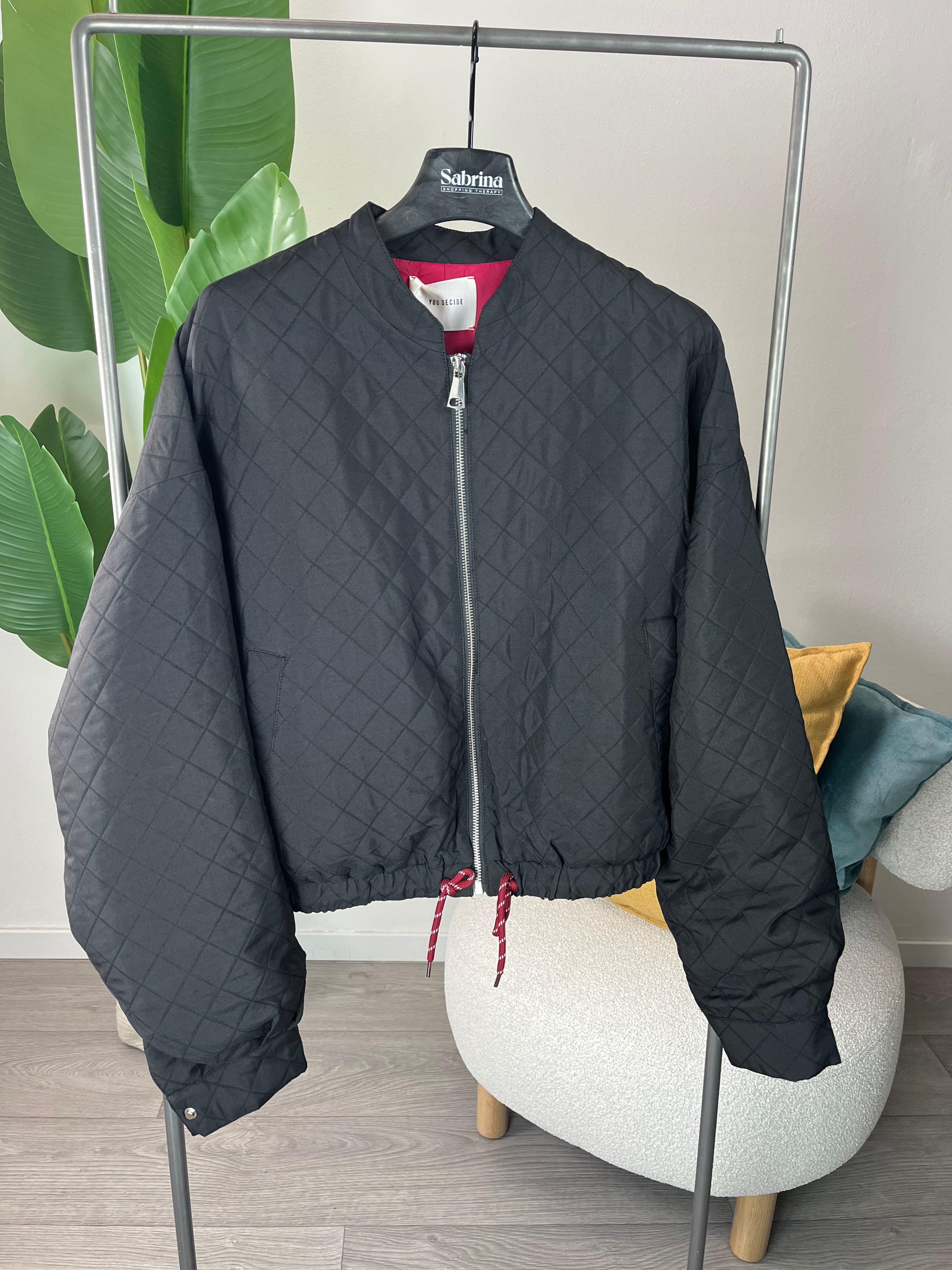 Bomber Trapuntato Nero You Decide