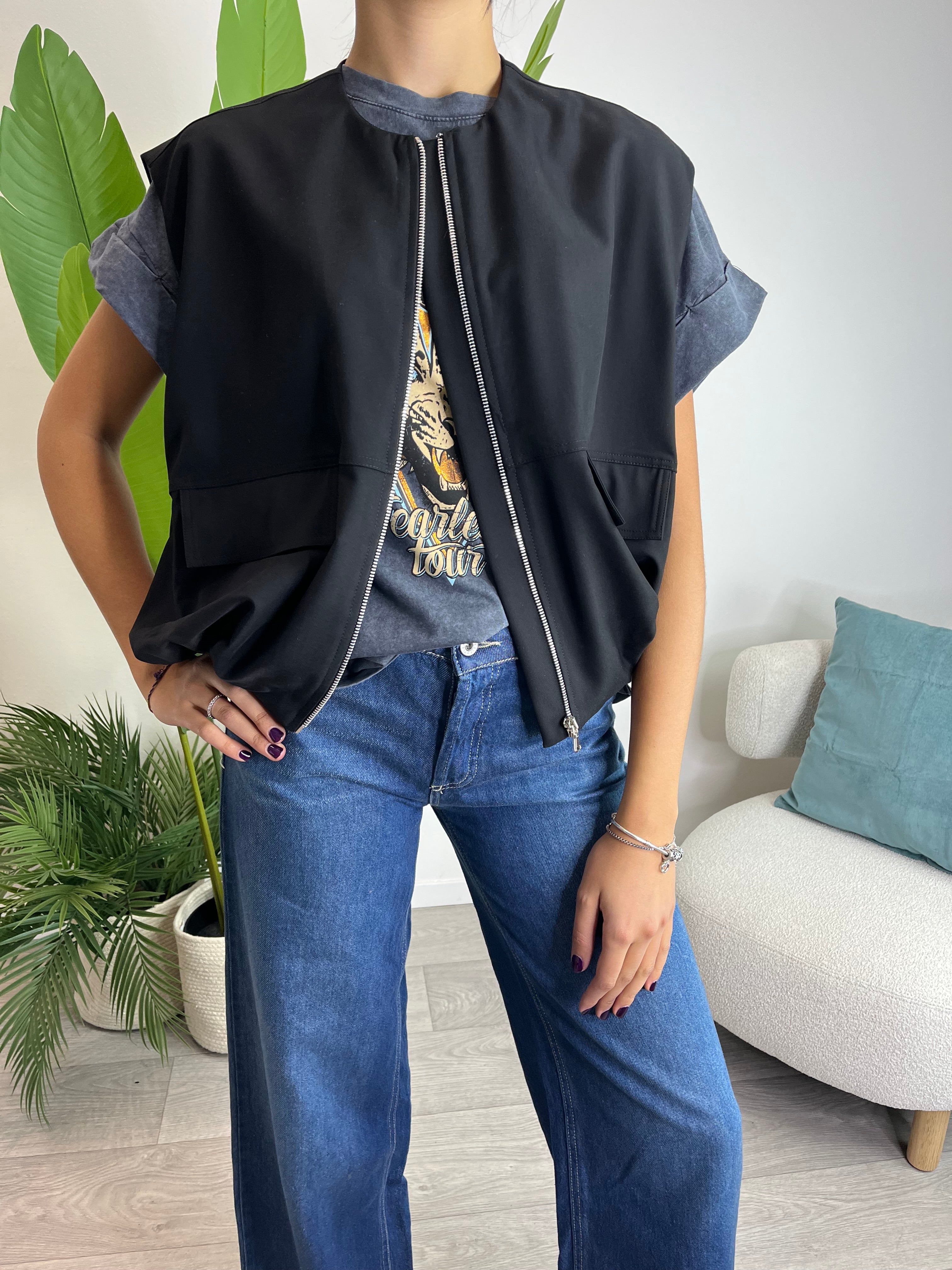 Gilet Nero - Kikisix