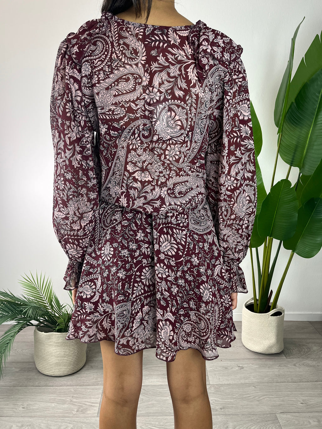 Abito Fantasia Vino Saiph