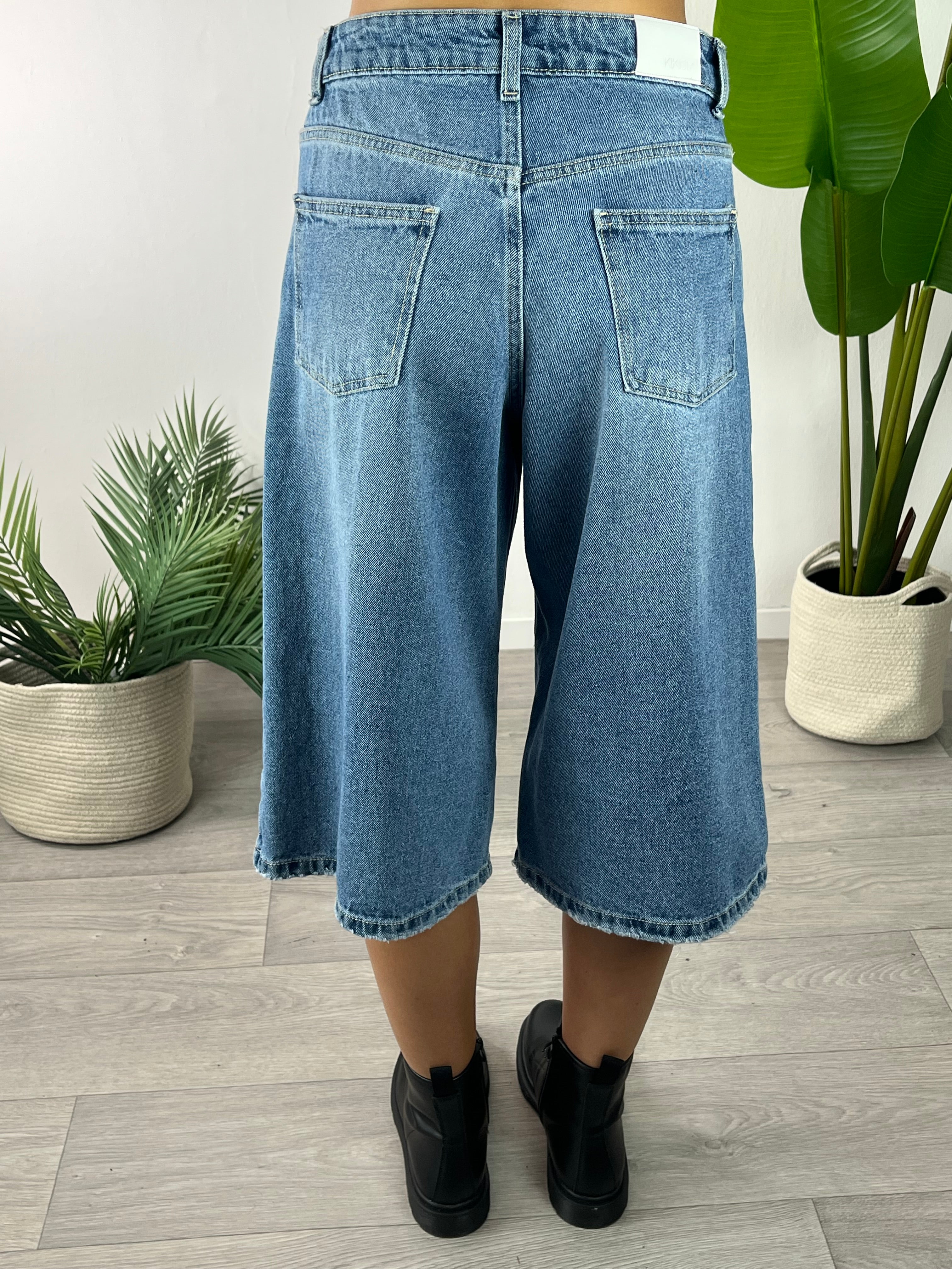 Bermuda in Denim Kikisix