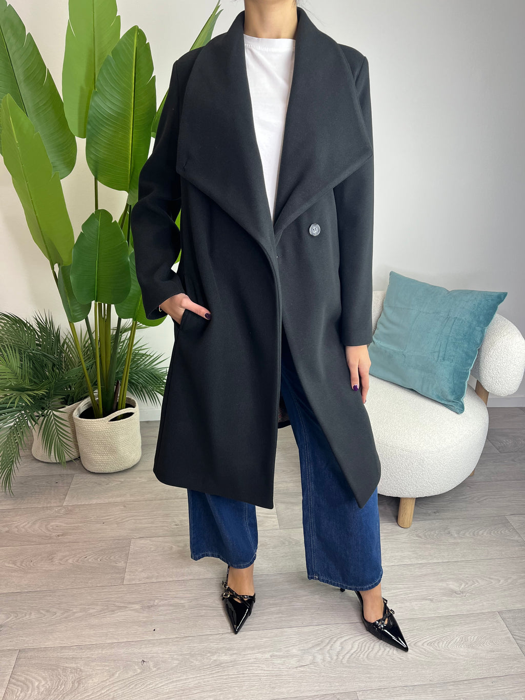 Cappotto lungo Nero - I’m In