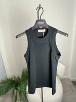 Top Strass Nero Kontatto