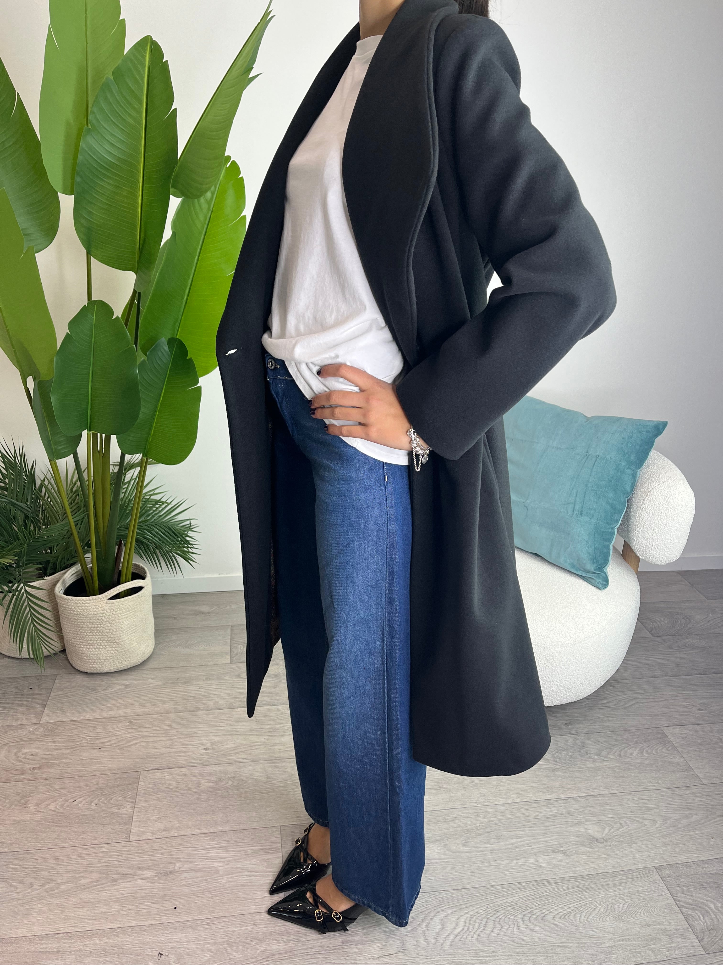 Cappotto lungo Nero - I’m In