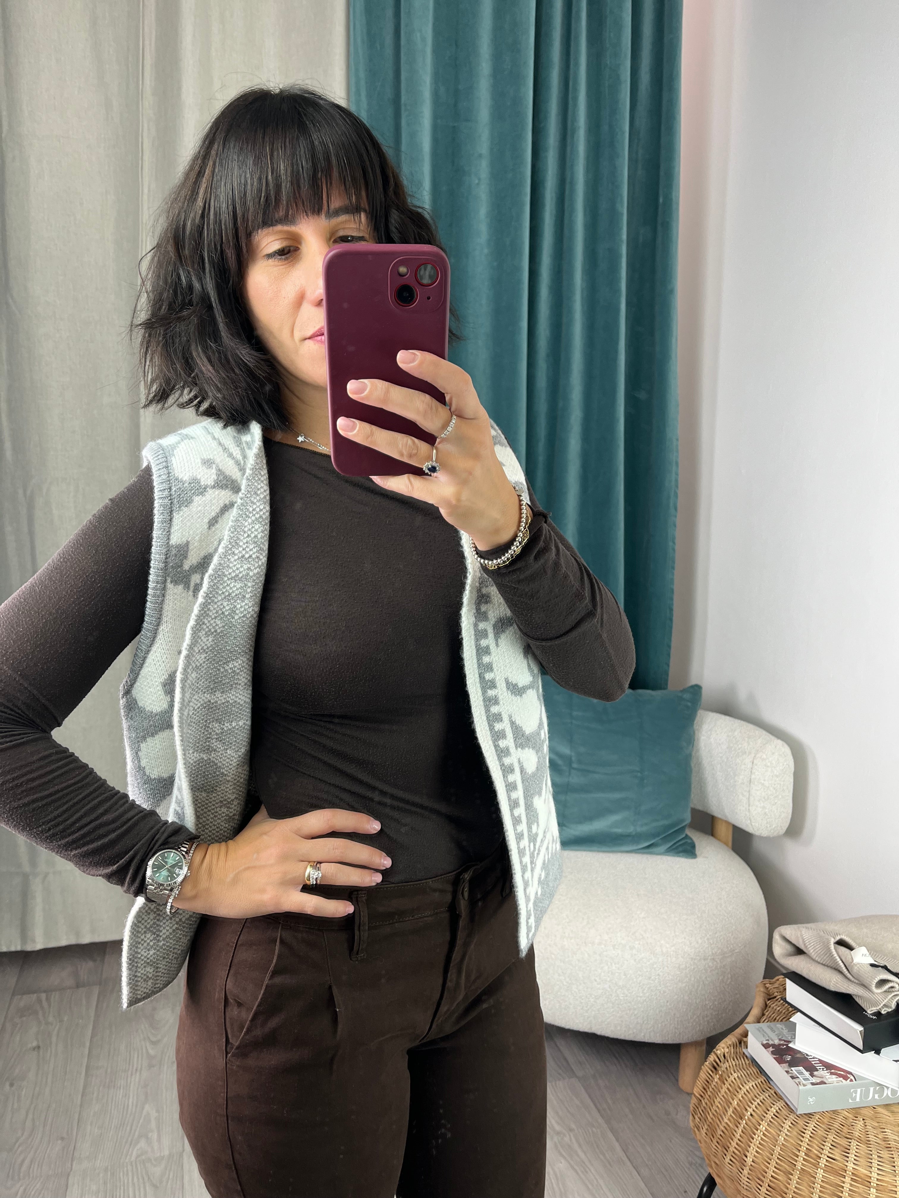 Gilet Mexico Grigio - Vicolo