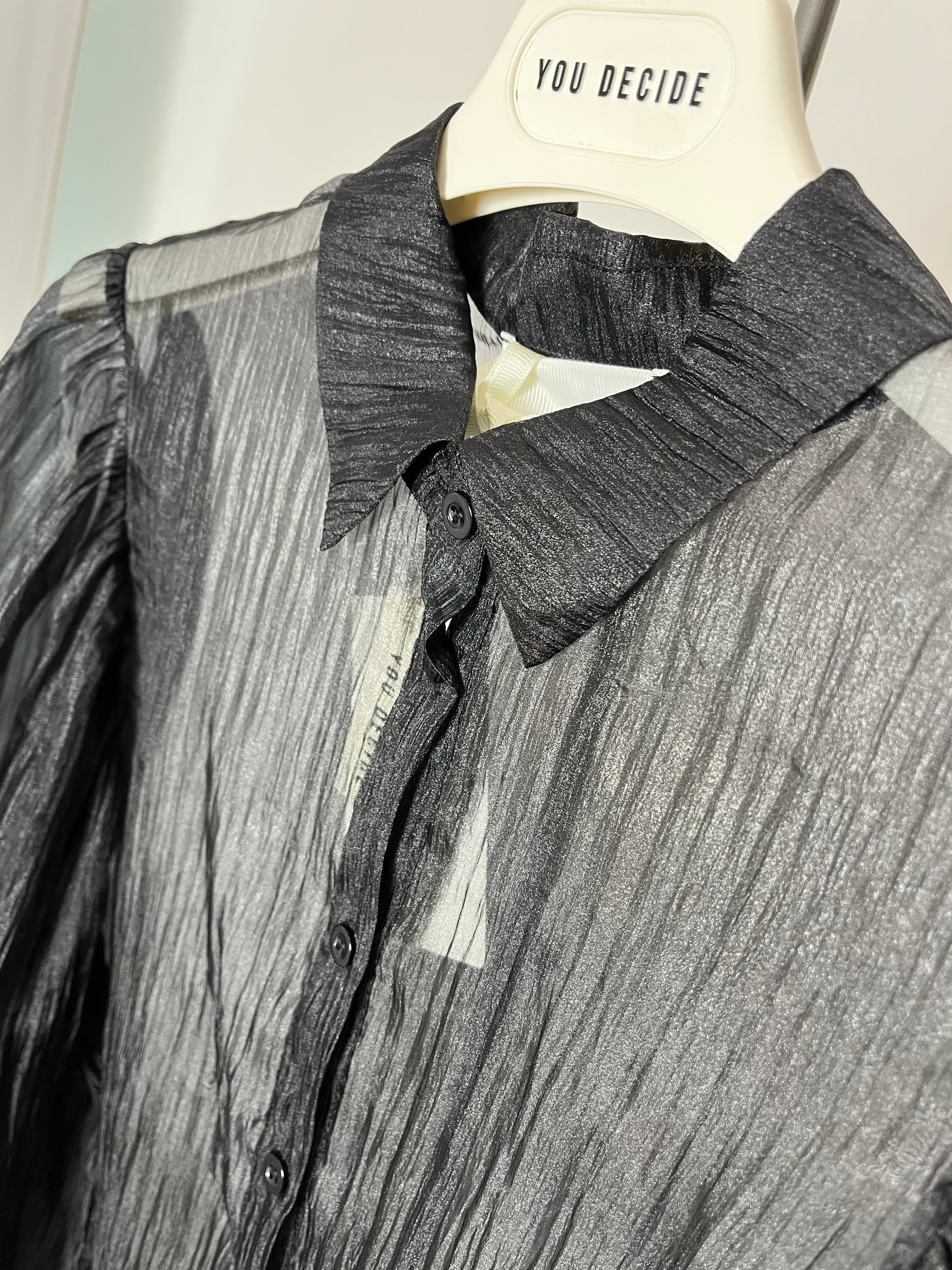 Camicia Organza Nera - You Decide