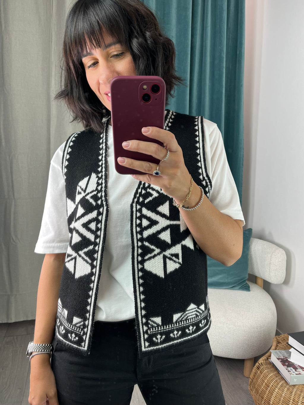 Gilet Mexico Nero - Vicolo