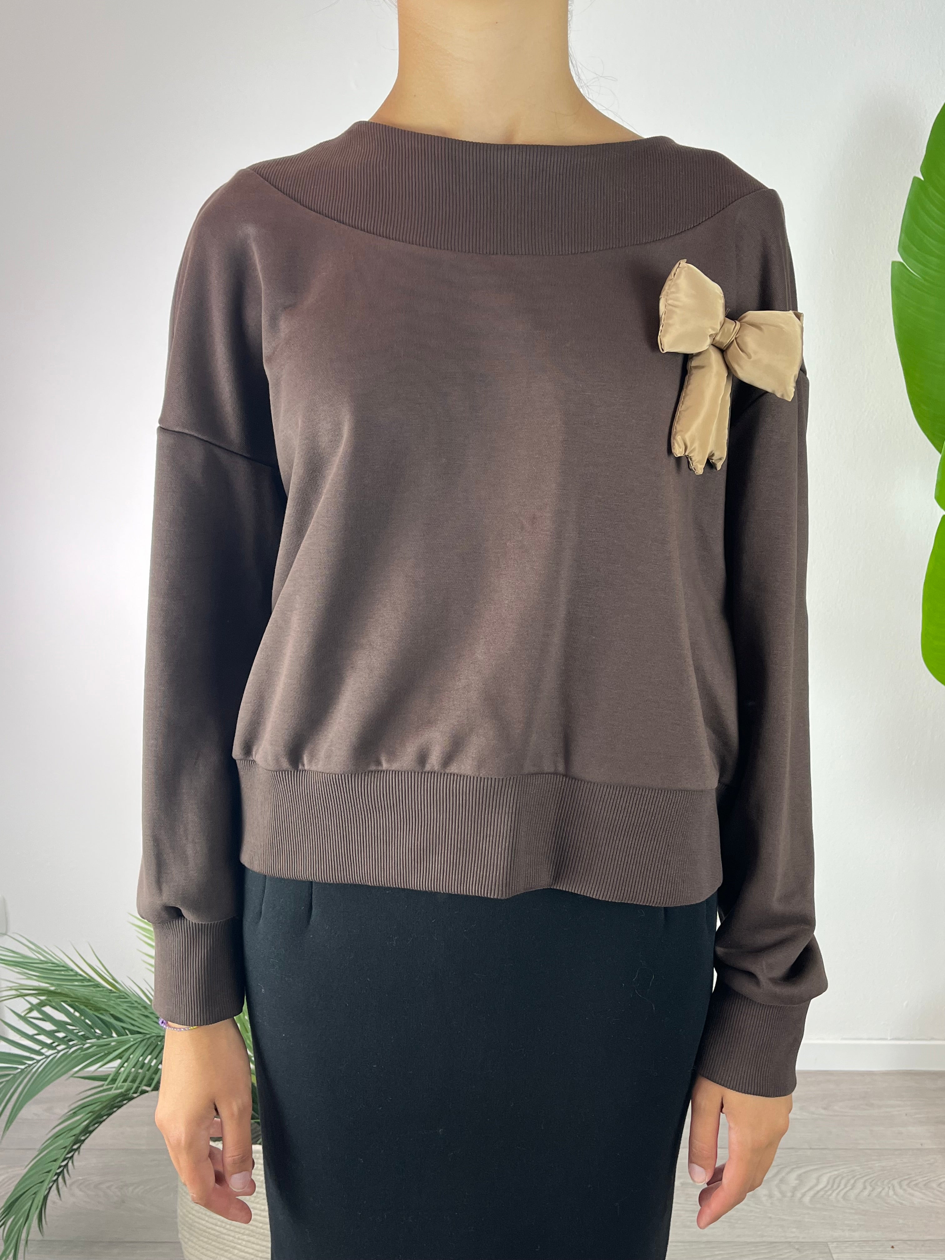 Felpa Fiocco Moro Kikisix