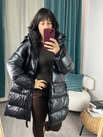 Piumino lungo Nero - Haveone