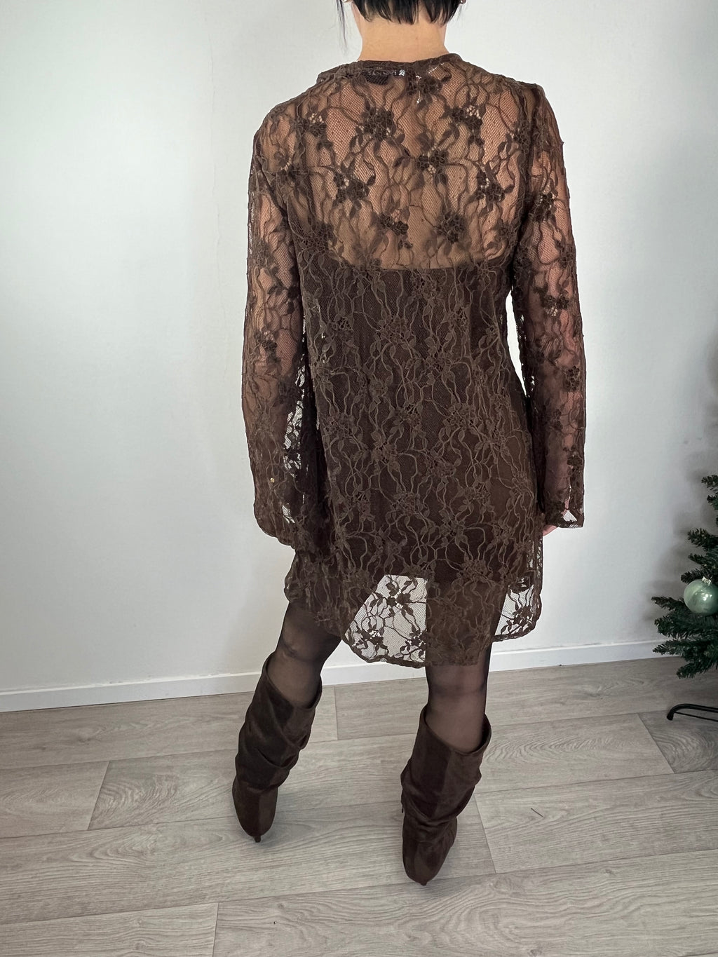 Abito corto in pizzo Moro - Kikisix