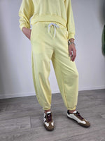 Berna - Jogger in felpa - Giallo