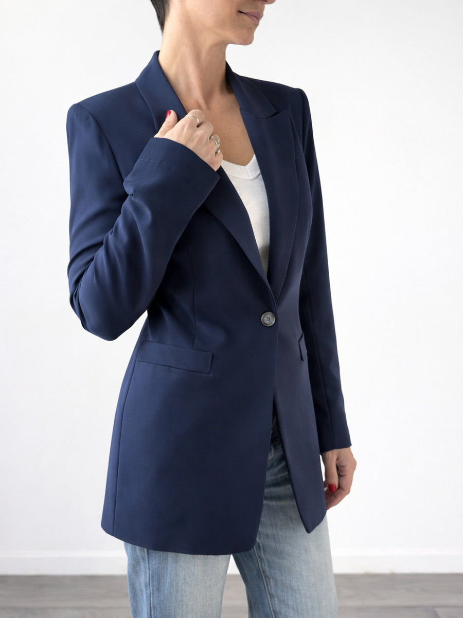 Blazer Gold Blu Modello Vittoria Sabrina Shopping Therapy Shop on line 