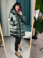 Piumino lungo Verde - Haveone