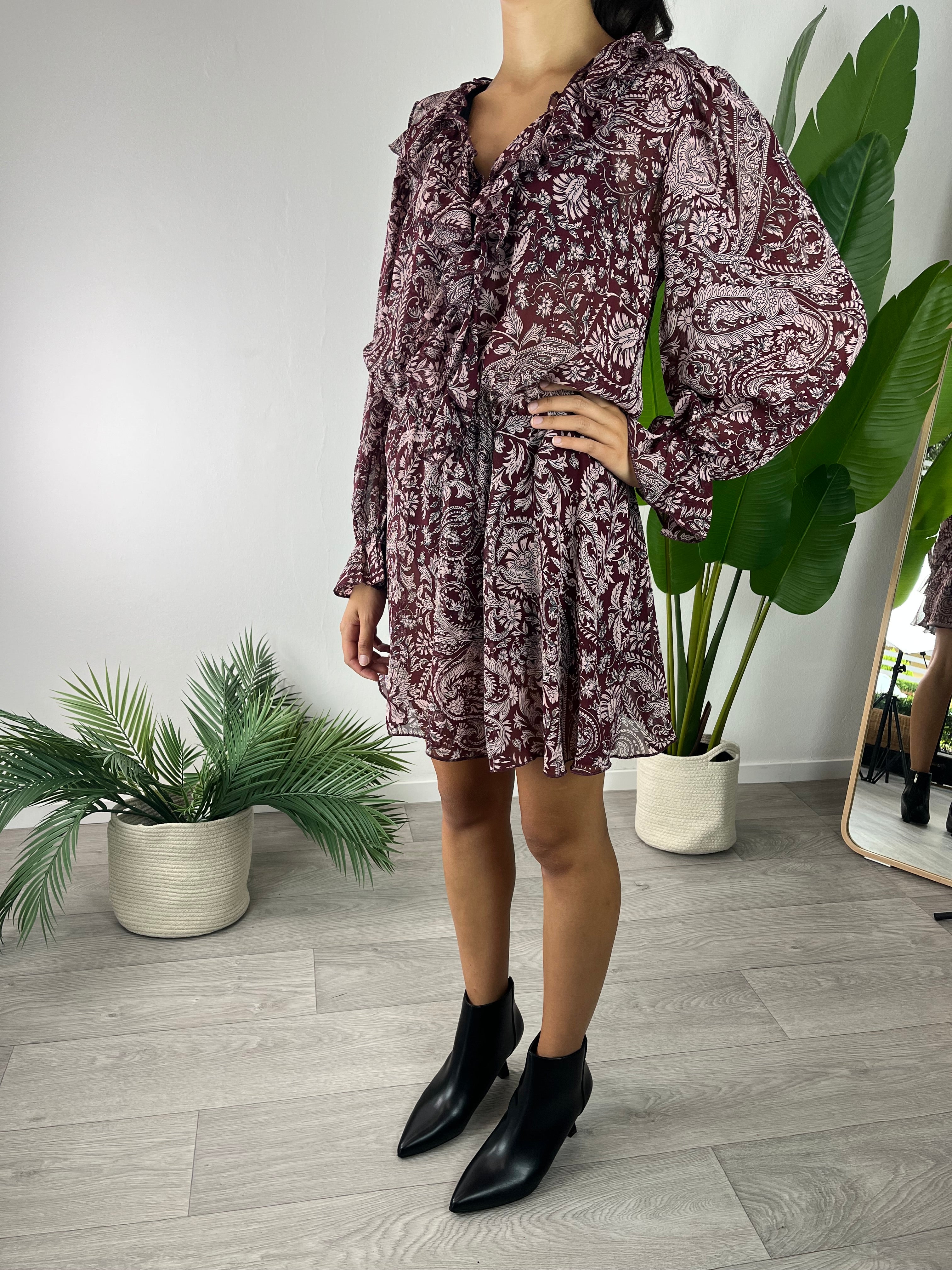 Abito Fantasia Vino Saiph