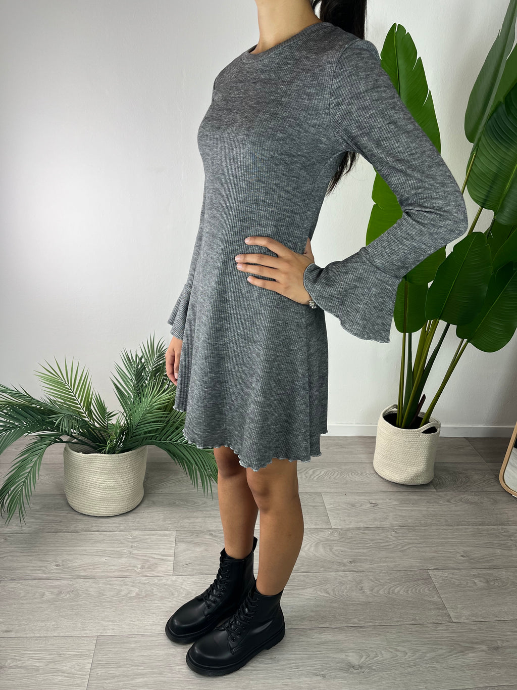 Abito Calla Grigio Saiph