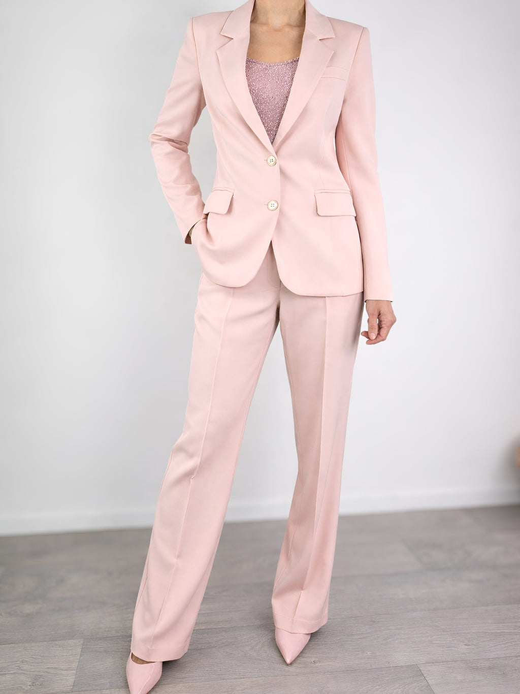 You Decide - Blazer monopetto - Rosa pastello