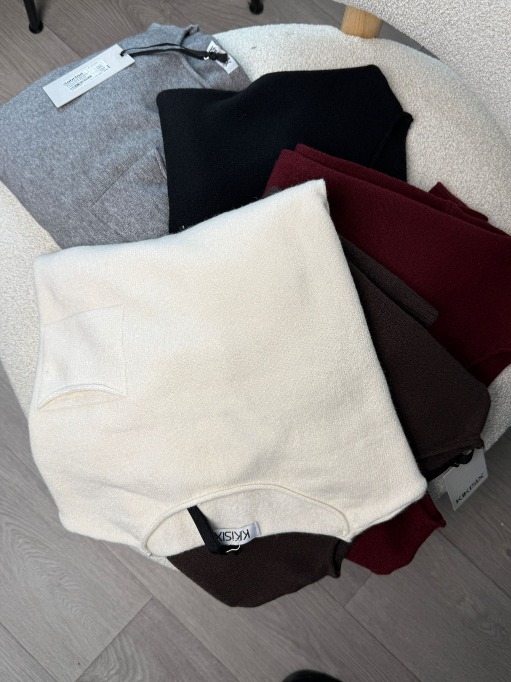 Maglioncino con taschino Bordeaux - Kikisix